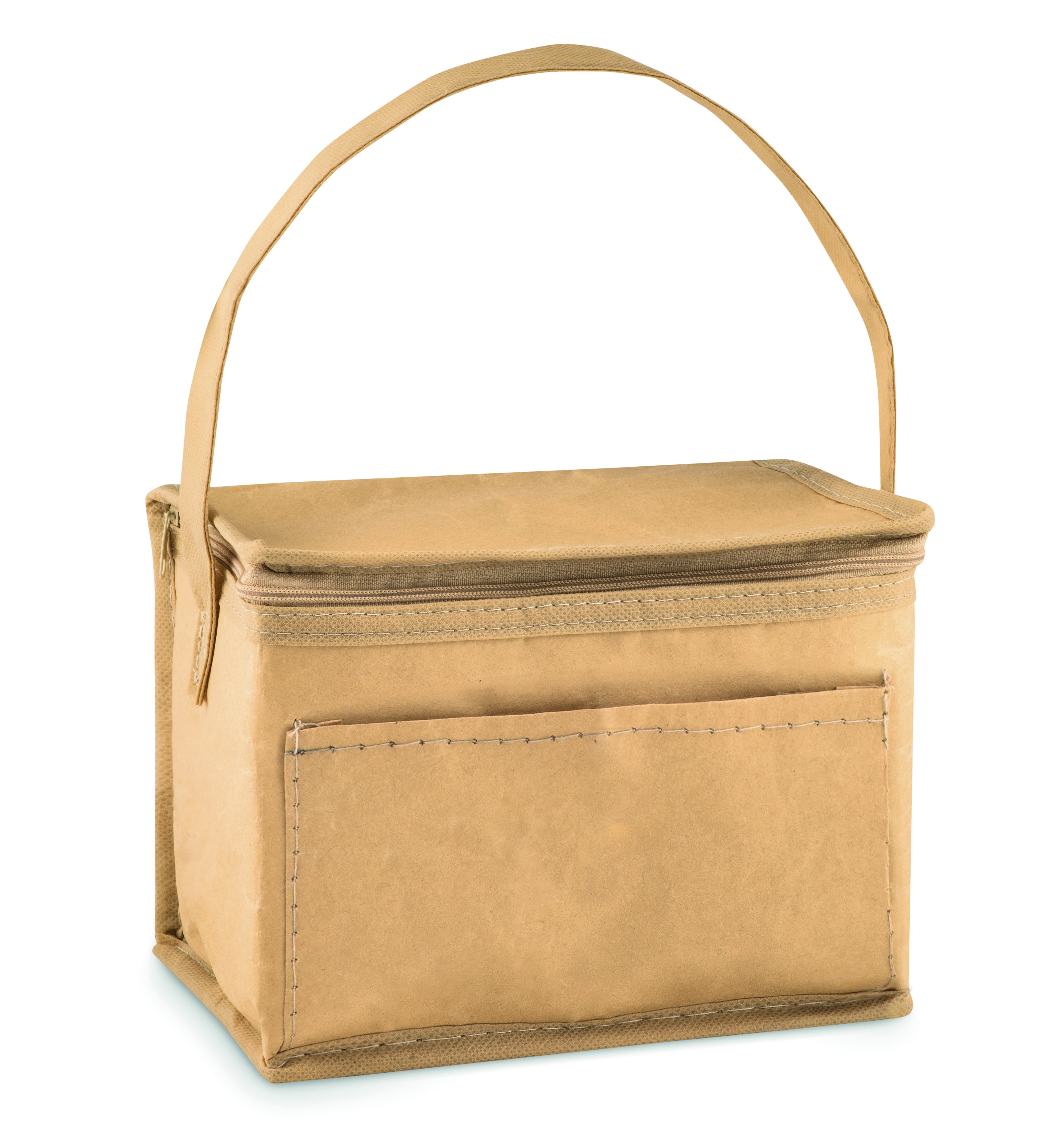 Sac isotherme 6 canettes en papier recyclé 3L