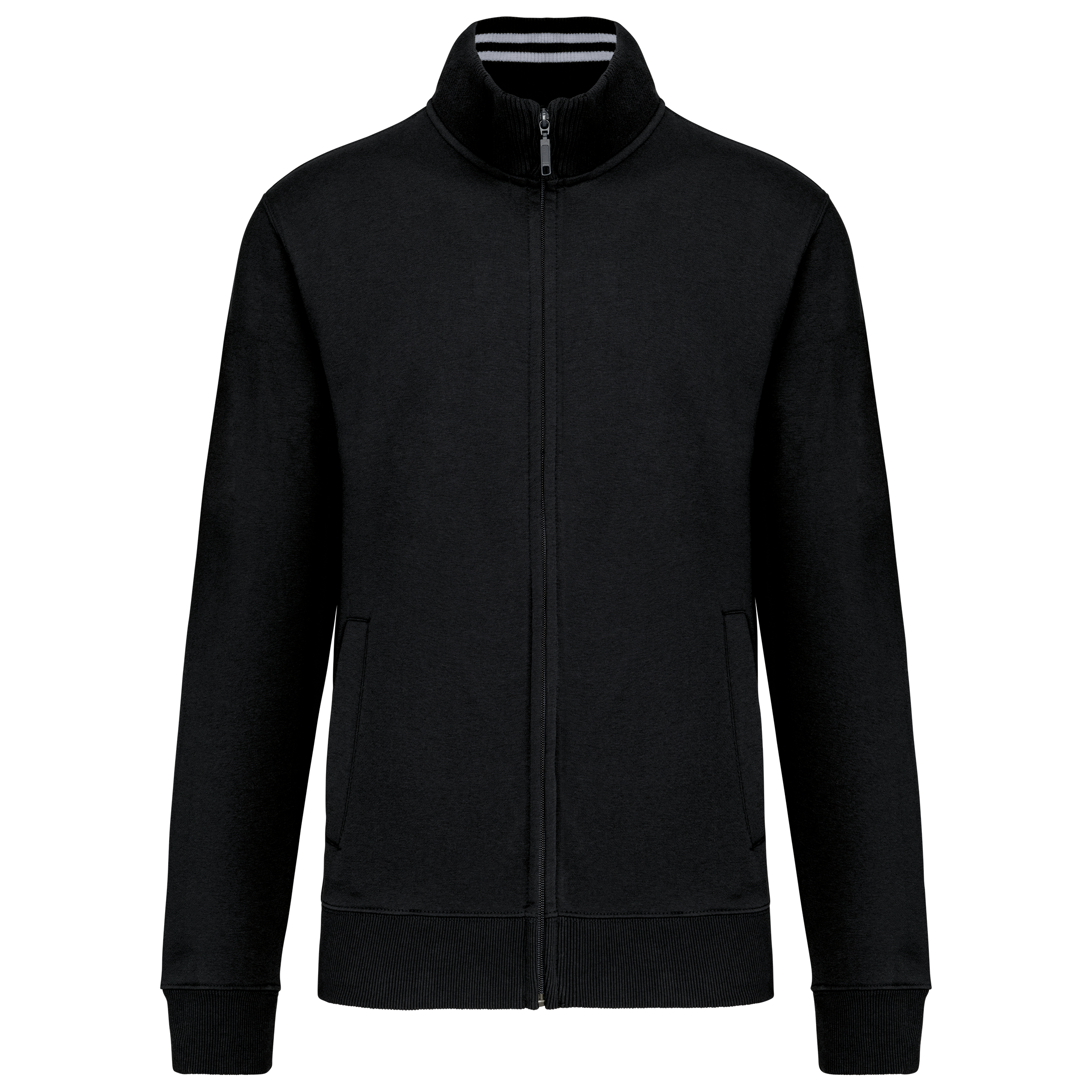 Sweat-shirt zippé K456 en polycoton - Homme