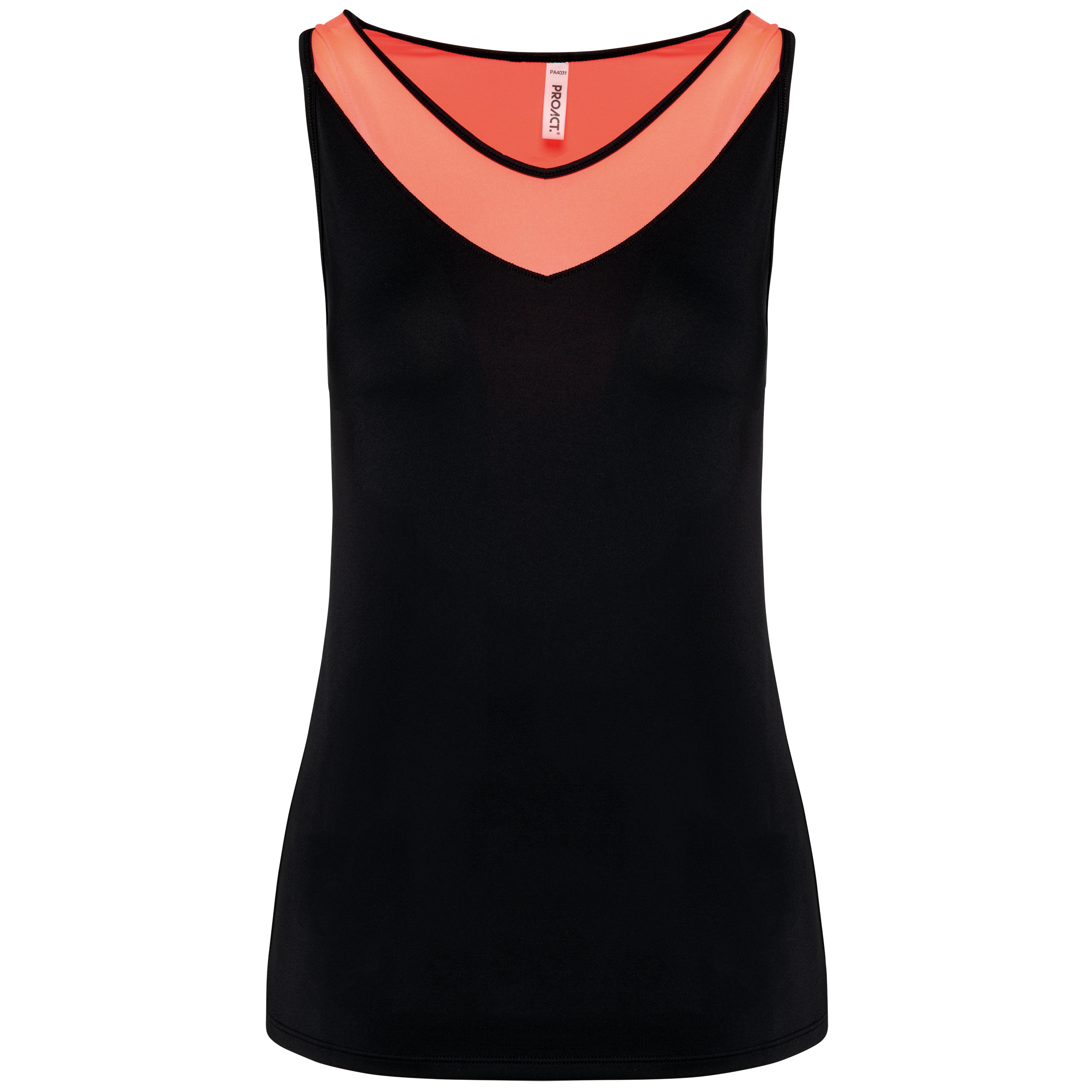 Débardeur de padel bicolore en polyester - Femme