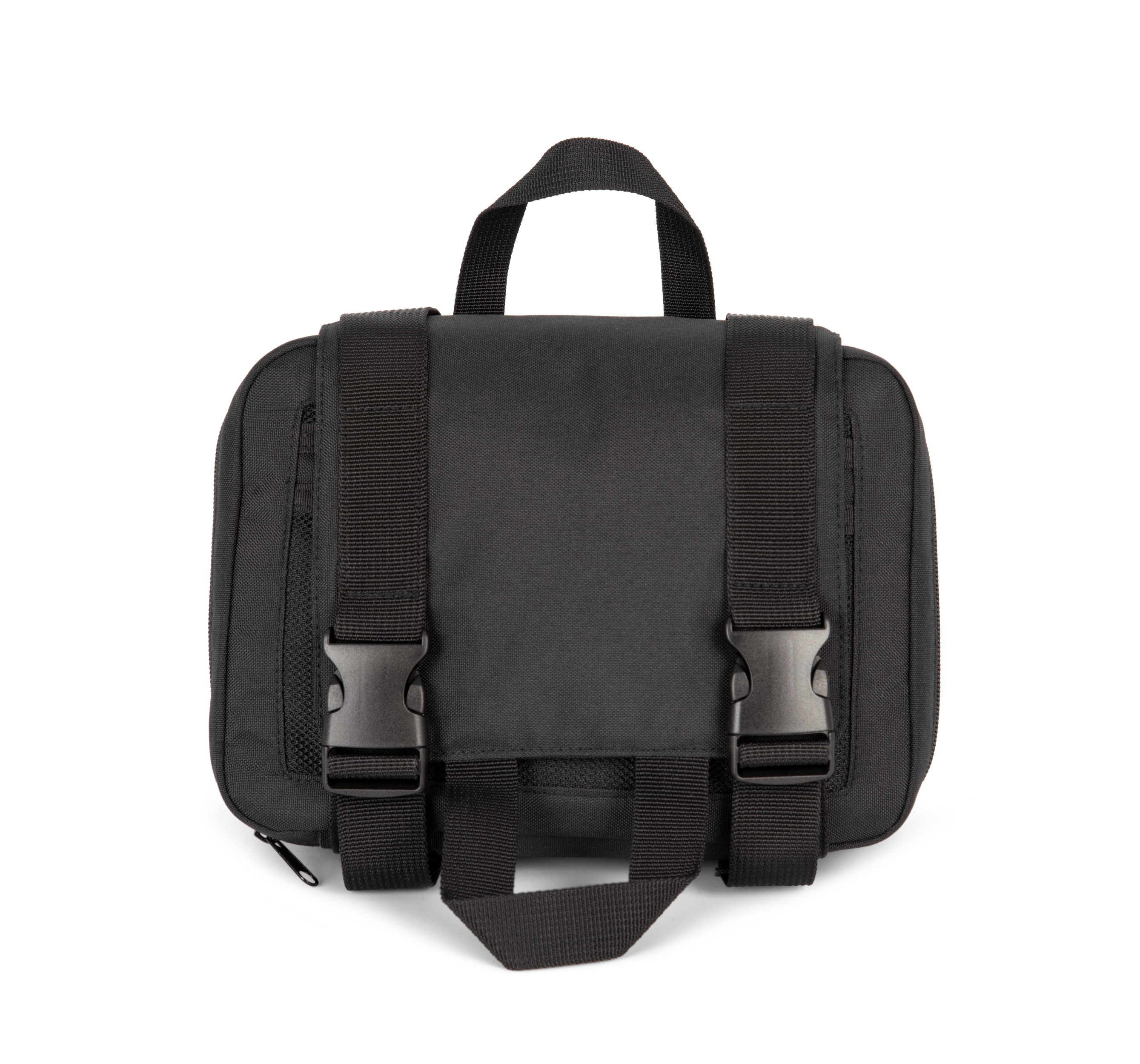 Trousse de toilette recyclée avec double compartiment en polyester