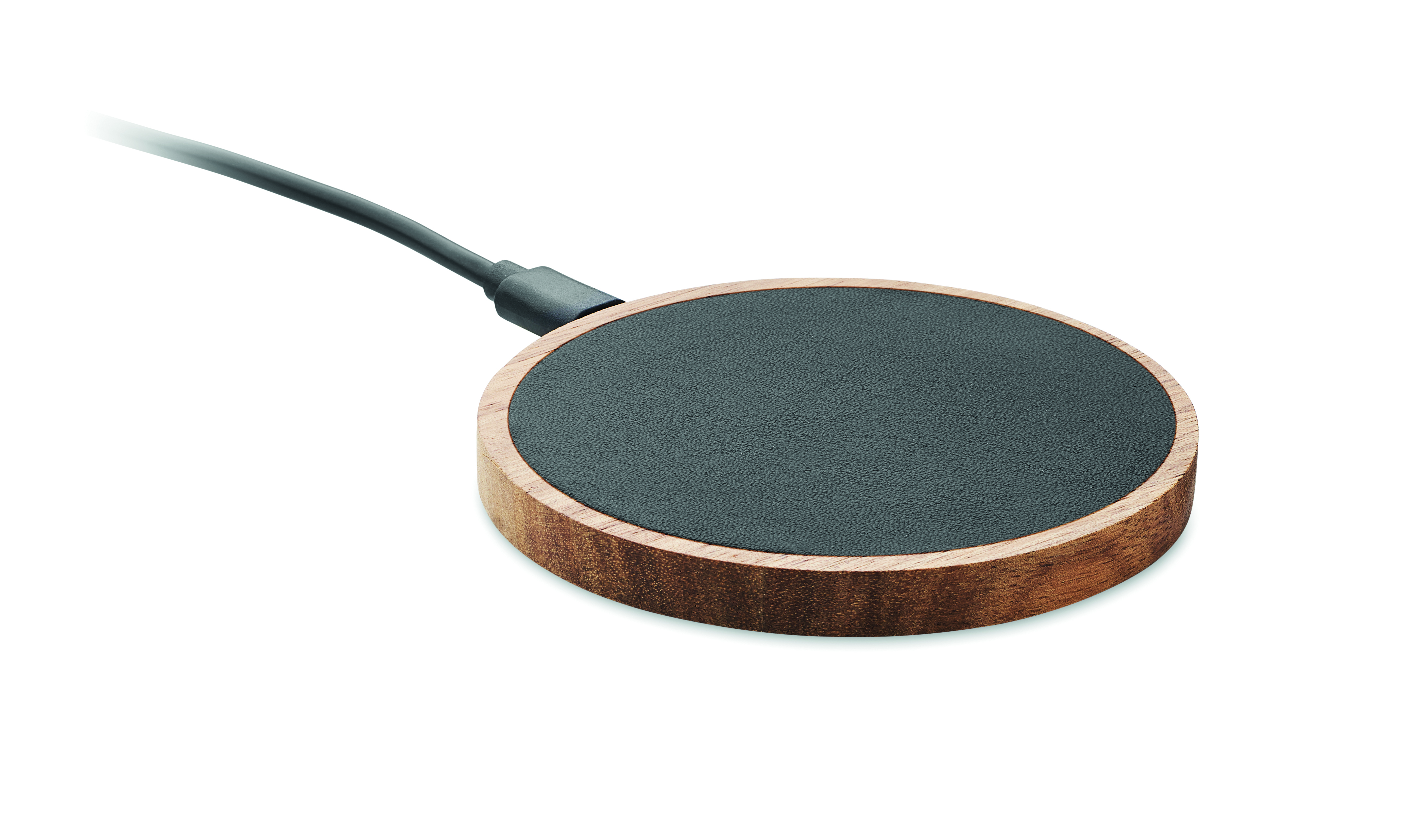 Chargeur sans fil en acacia 15W