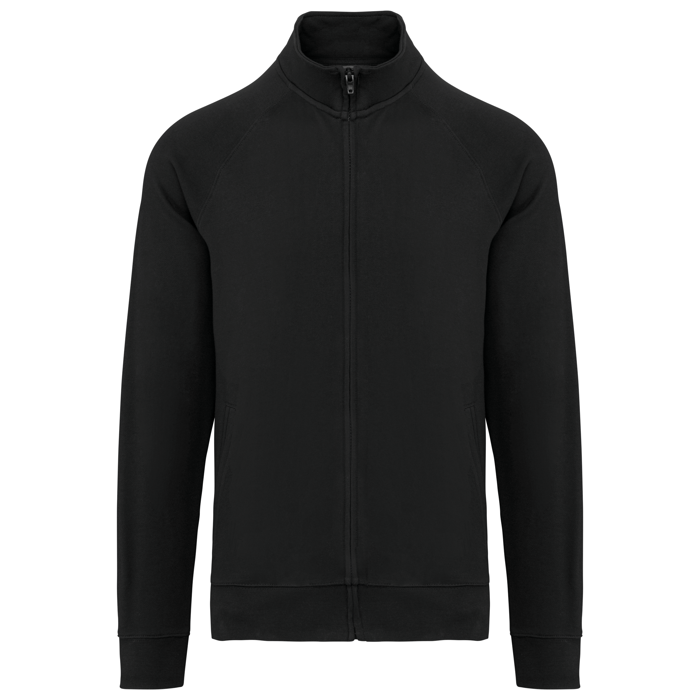 Veste molleton coton manches raglan en coton - Unisexe