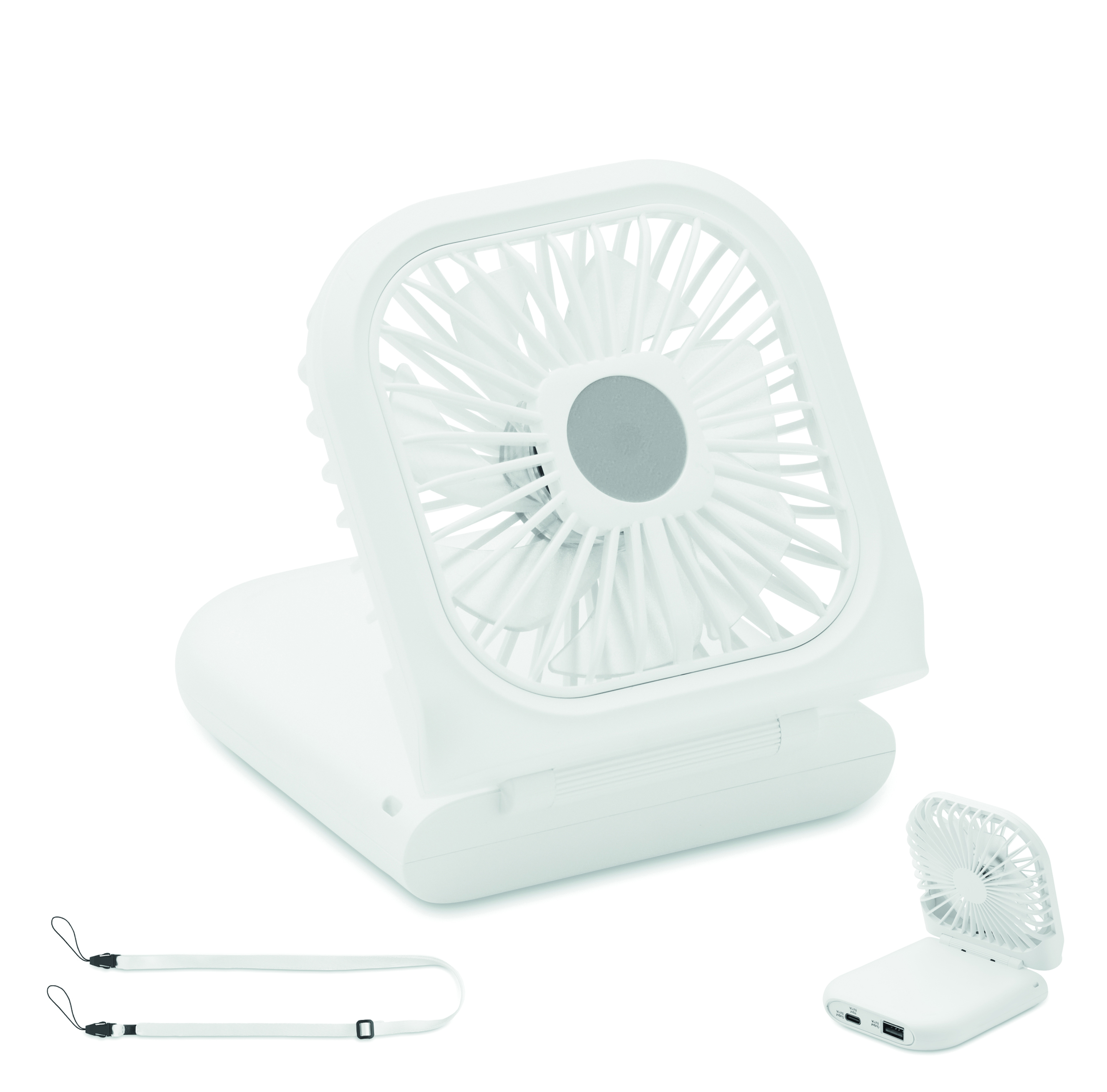 Ventilateur portable pliable powerbank 3000 mAh