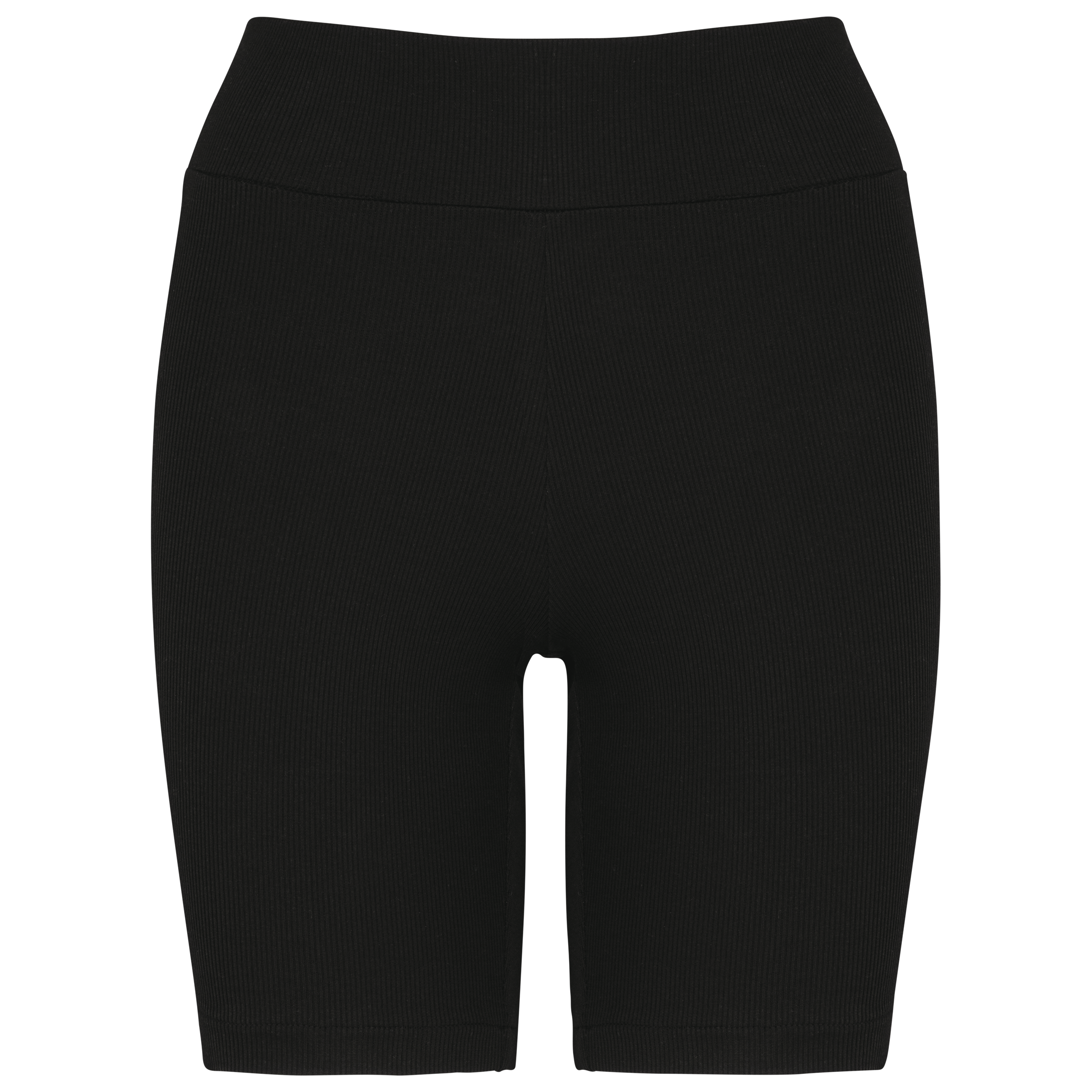 Short écoresponsable côtelé en coton/élasthanne - Femme