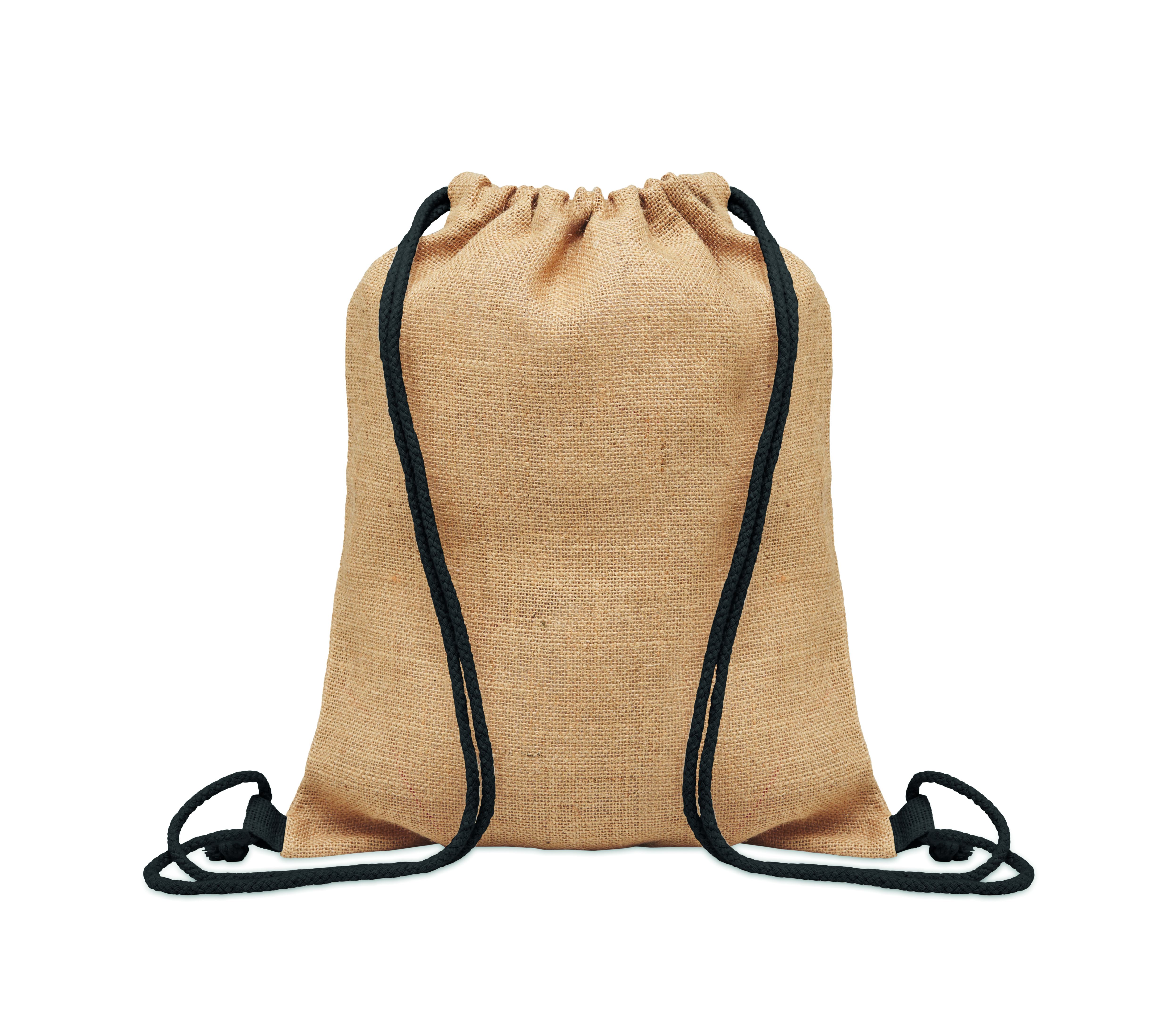 Sac à cordon en jute