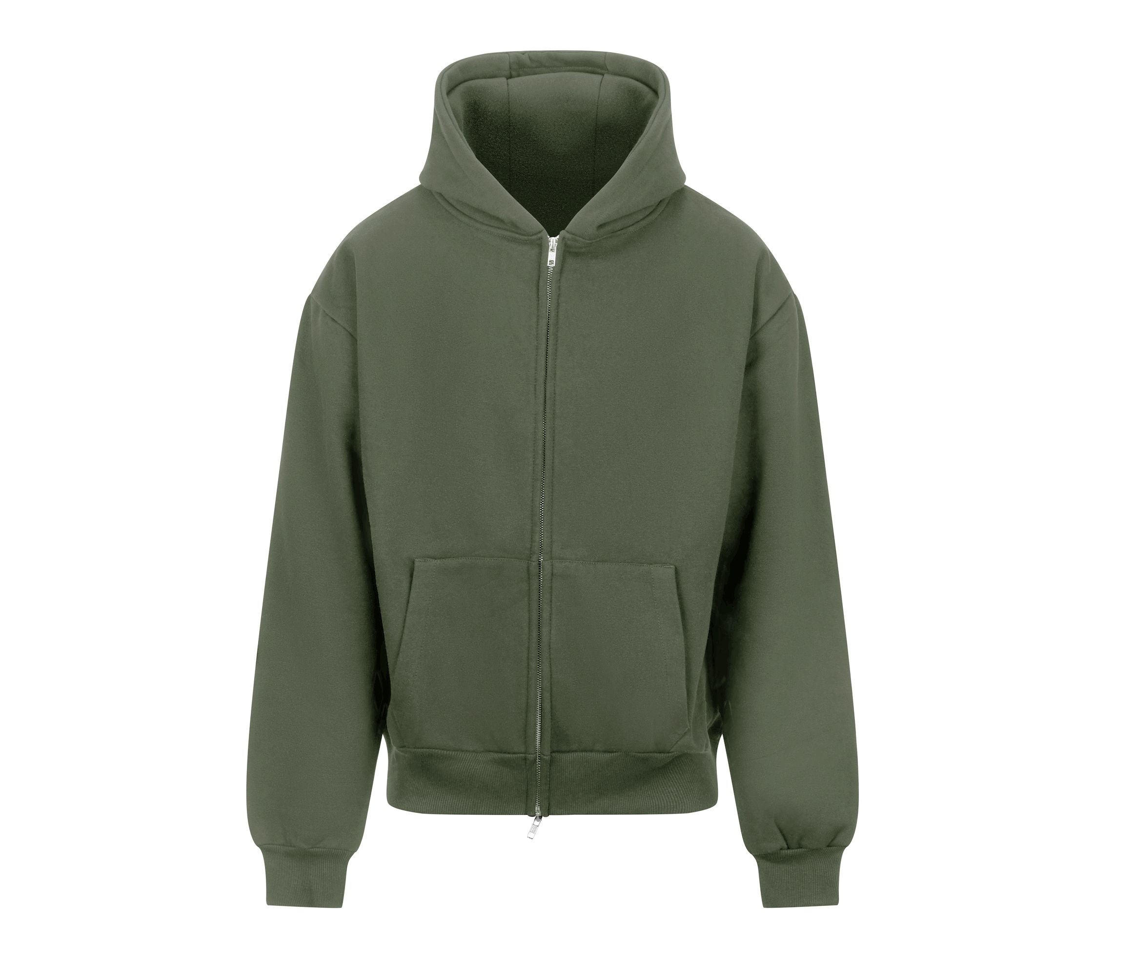 Sweat-shirt zippé à capuche heavyweight JH125 en polycoton - Unisexe