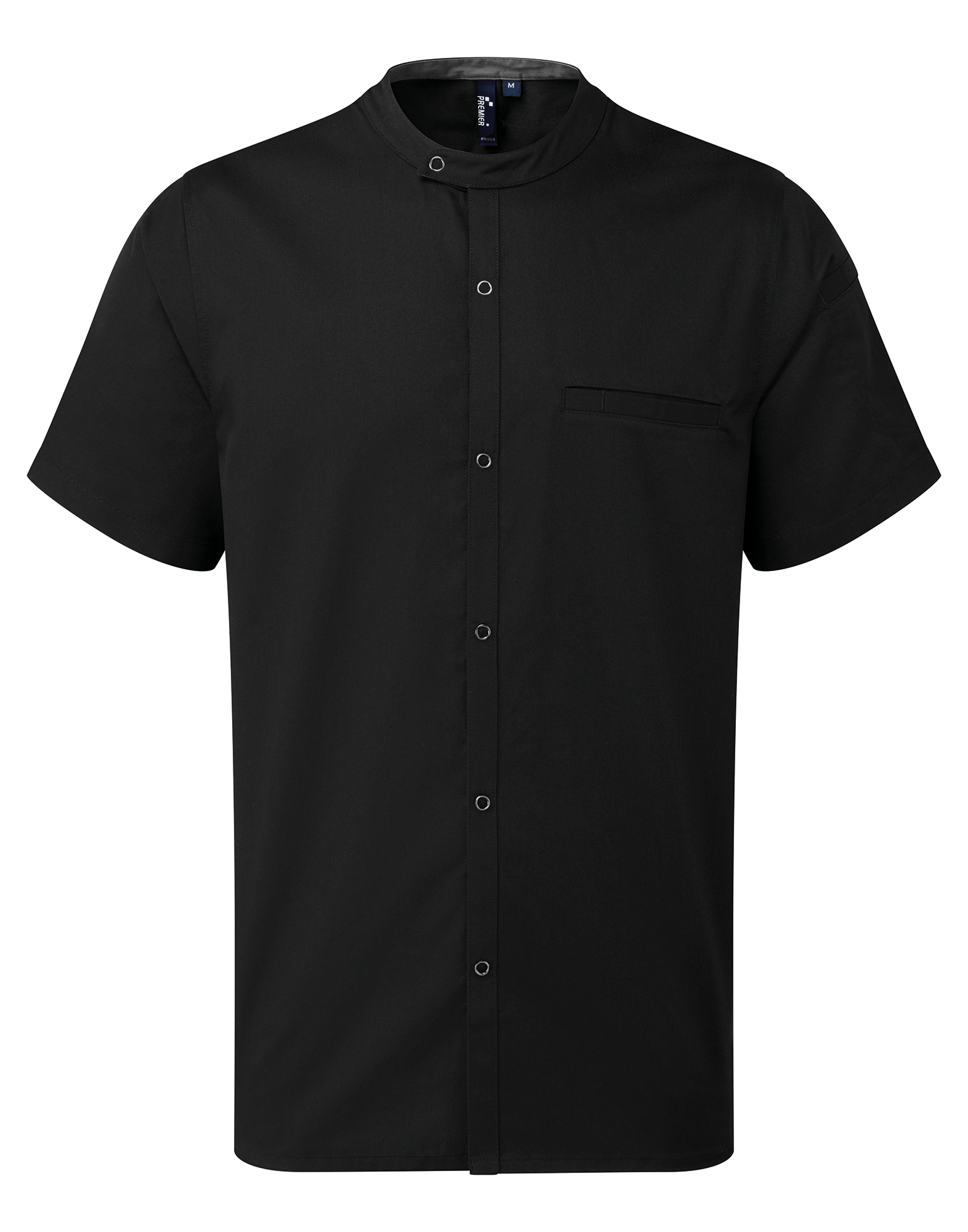 Veste chef cuisinier manches courtes en polyester/coton