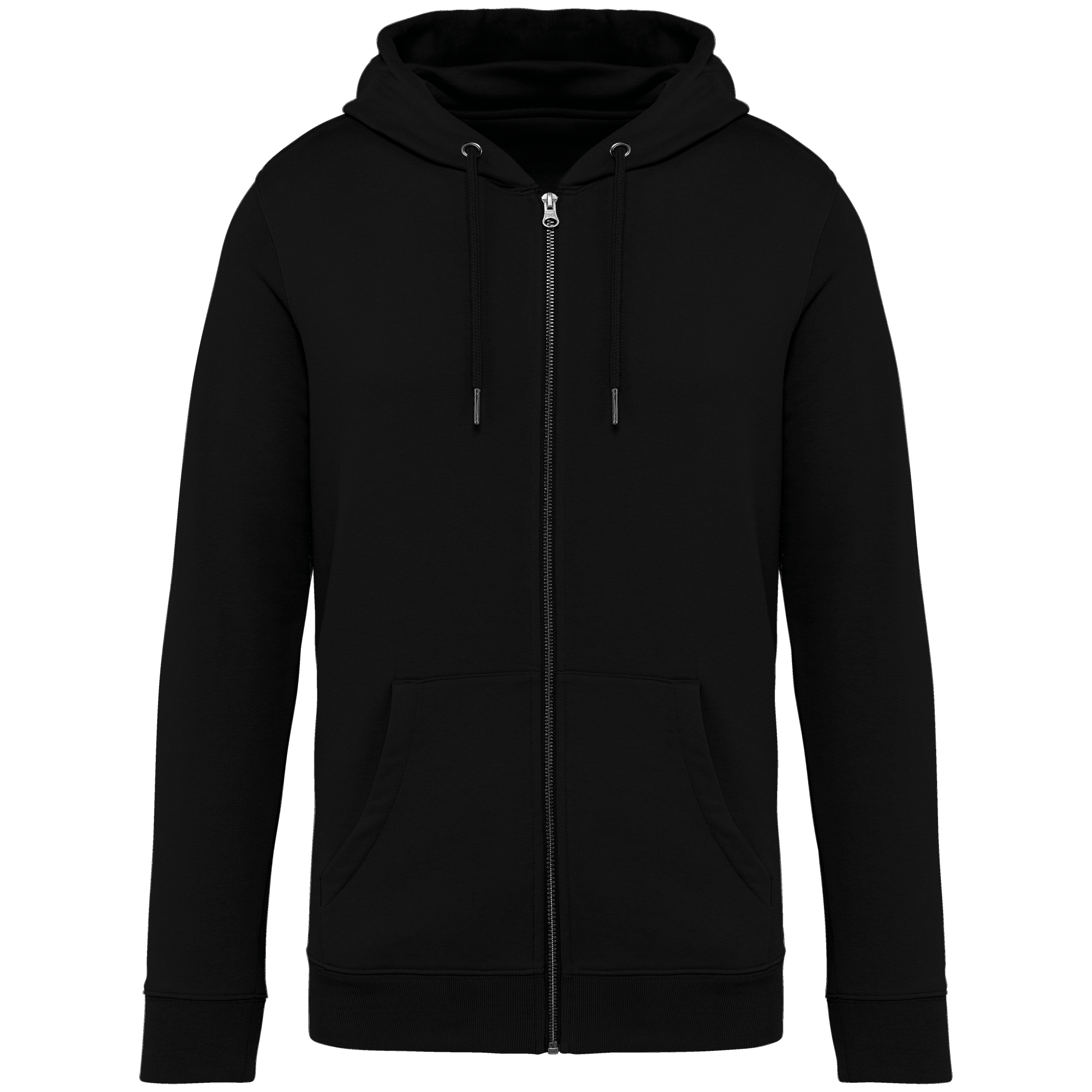 Sweat-shirt zippé NS402 en coton bio - Unisexe