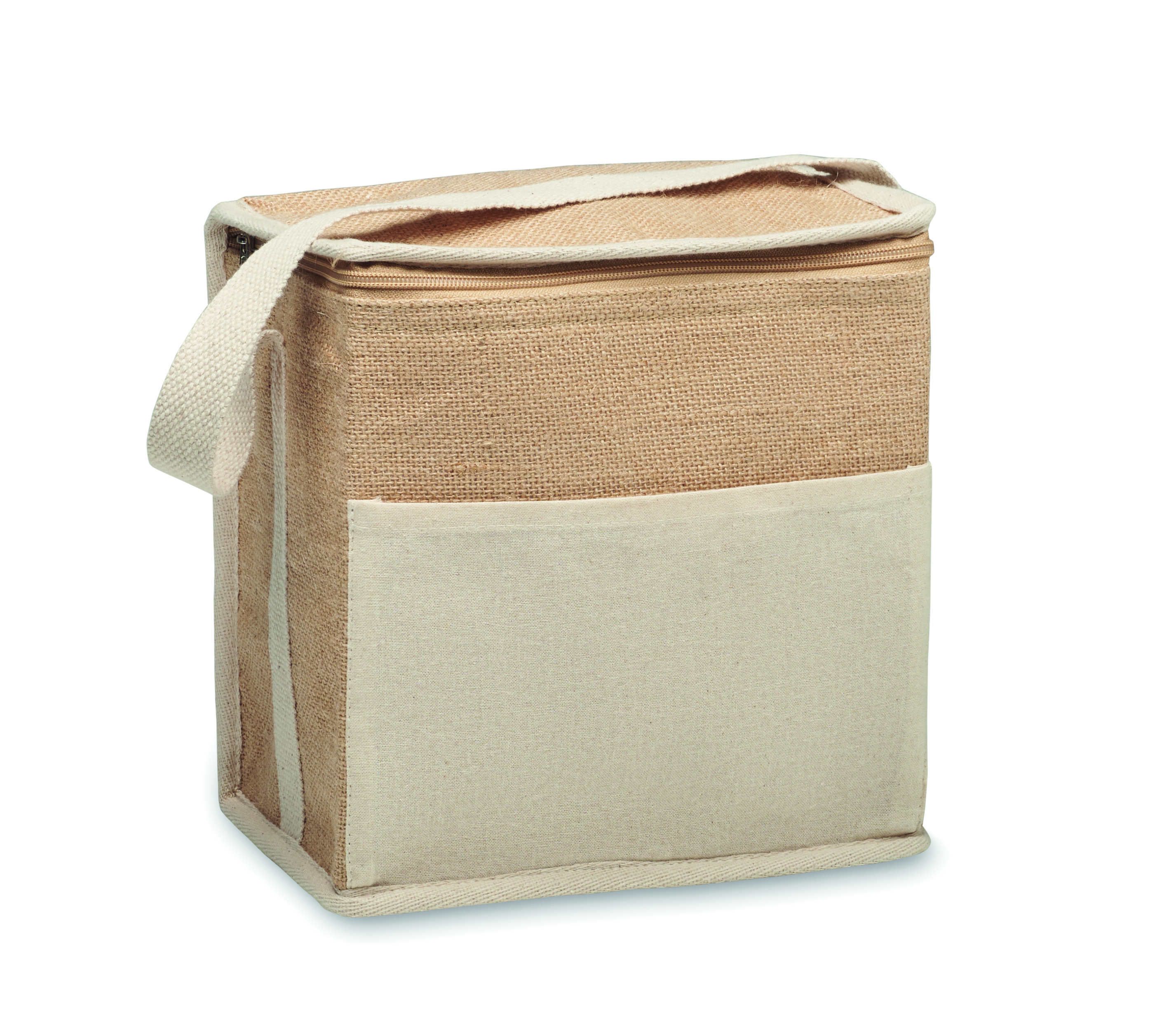 Sac isotherme toile et jute 3L