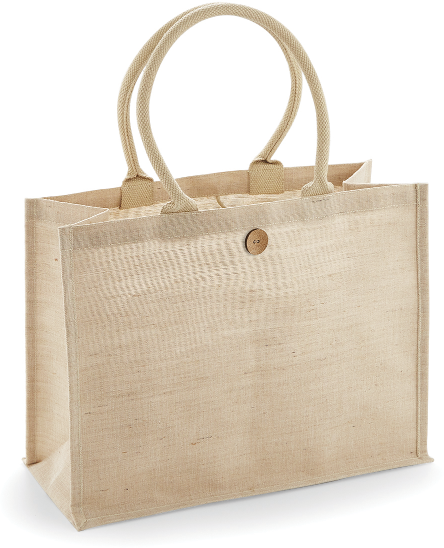 Sac shopping JuCo en jute/coton