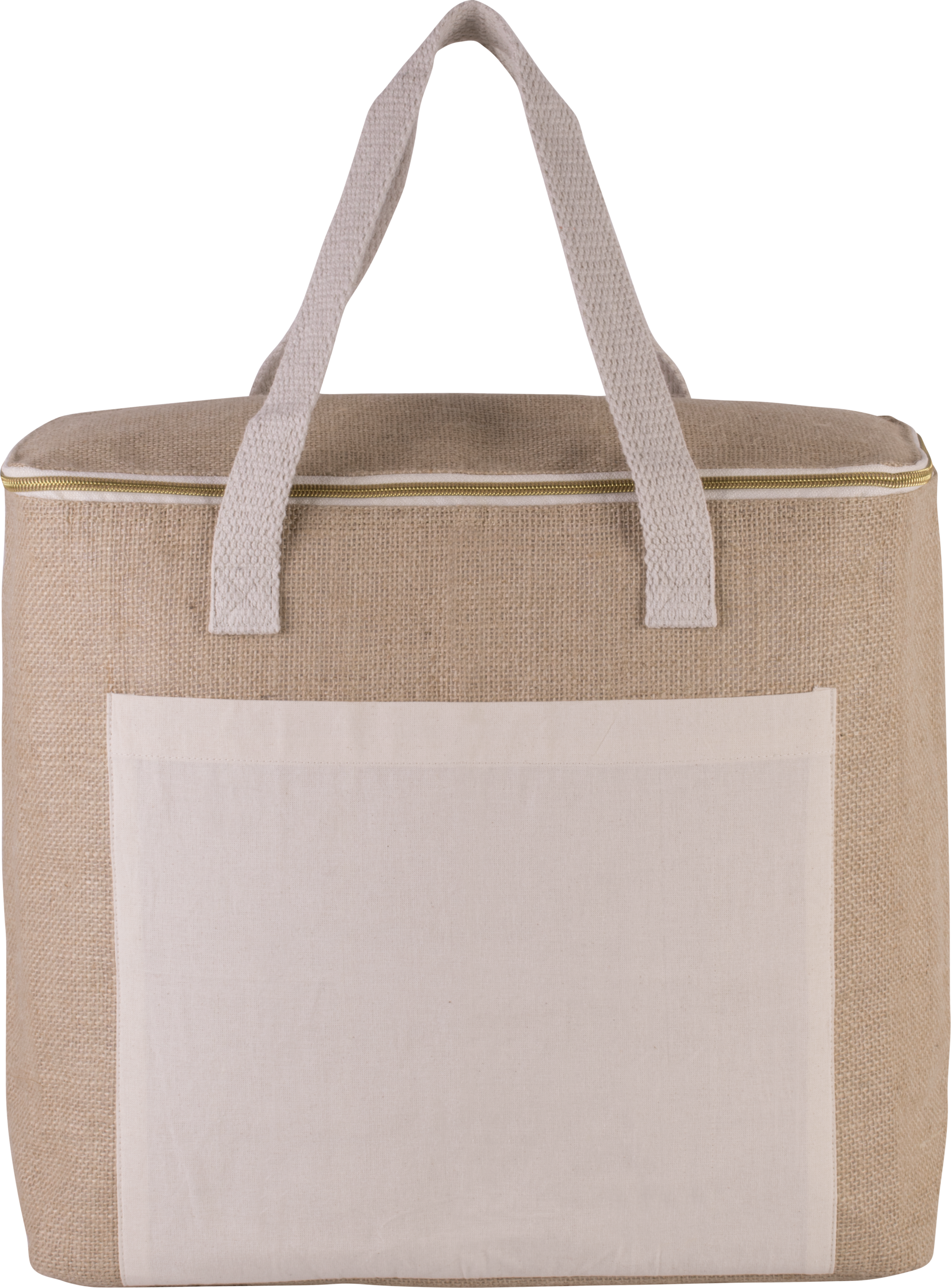 Sac isotherme en jute - grand modèle