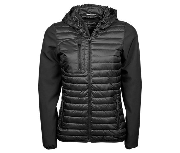 Softshell Hooded Crossover jacket en polyester - Femme