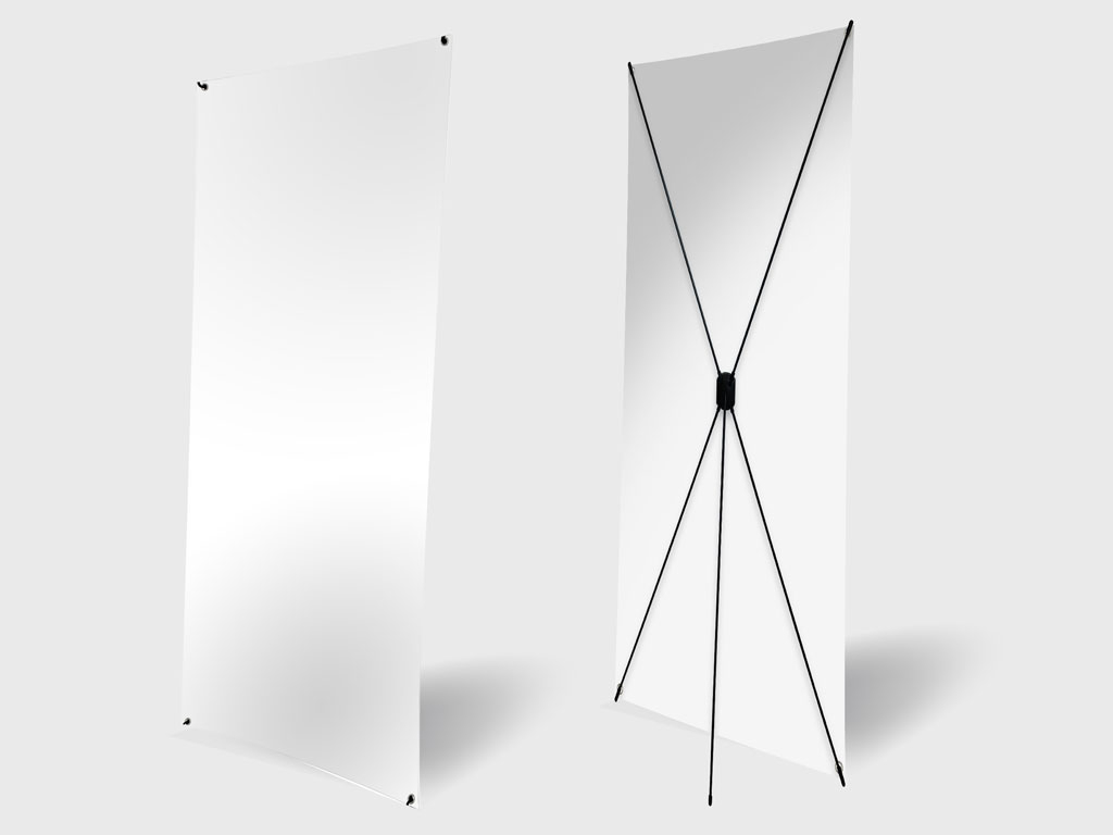 Impression Bâche Standard X-Banner Eco 80 x 180 cm 