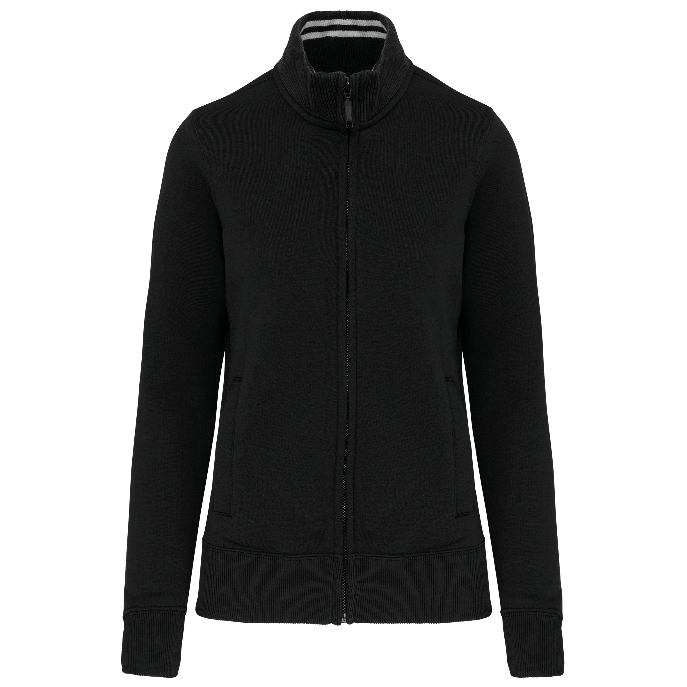 Sweat-shirt zippé K457 en polycoton - Femme