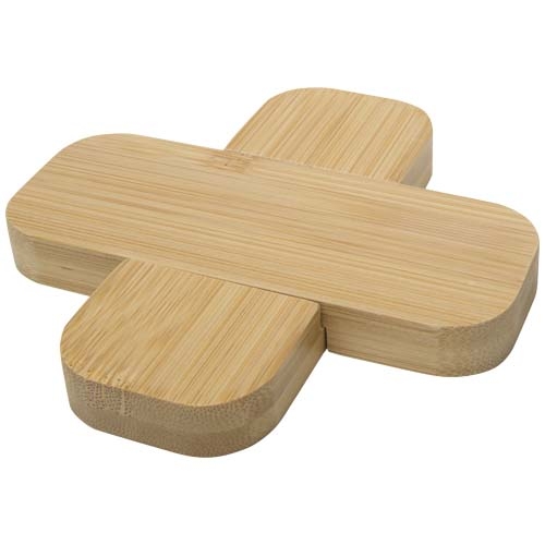 Petit dessous de plat Croc en bambou personnalisable