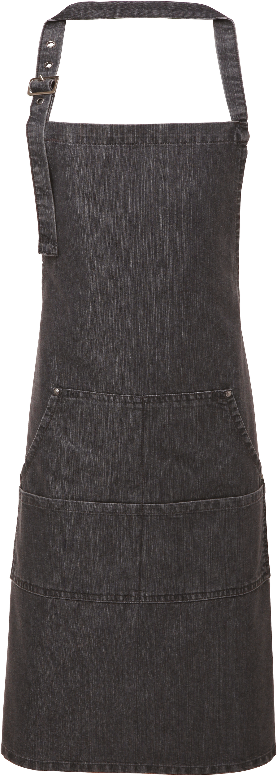 Tablier à bavette "Denim" en coton/polyester