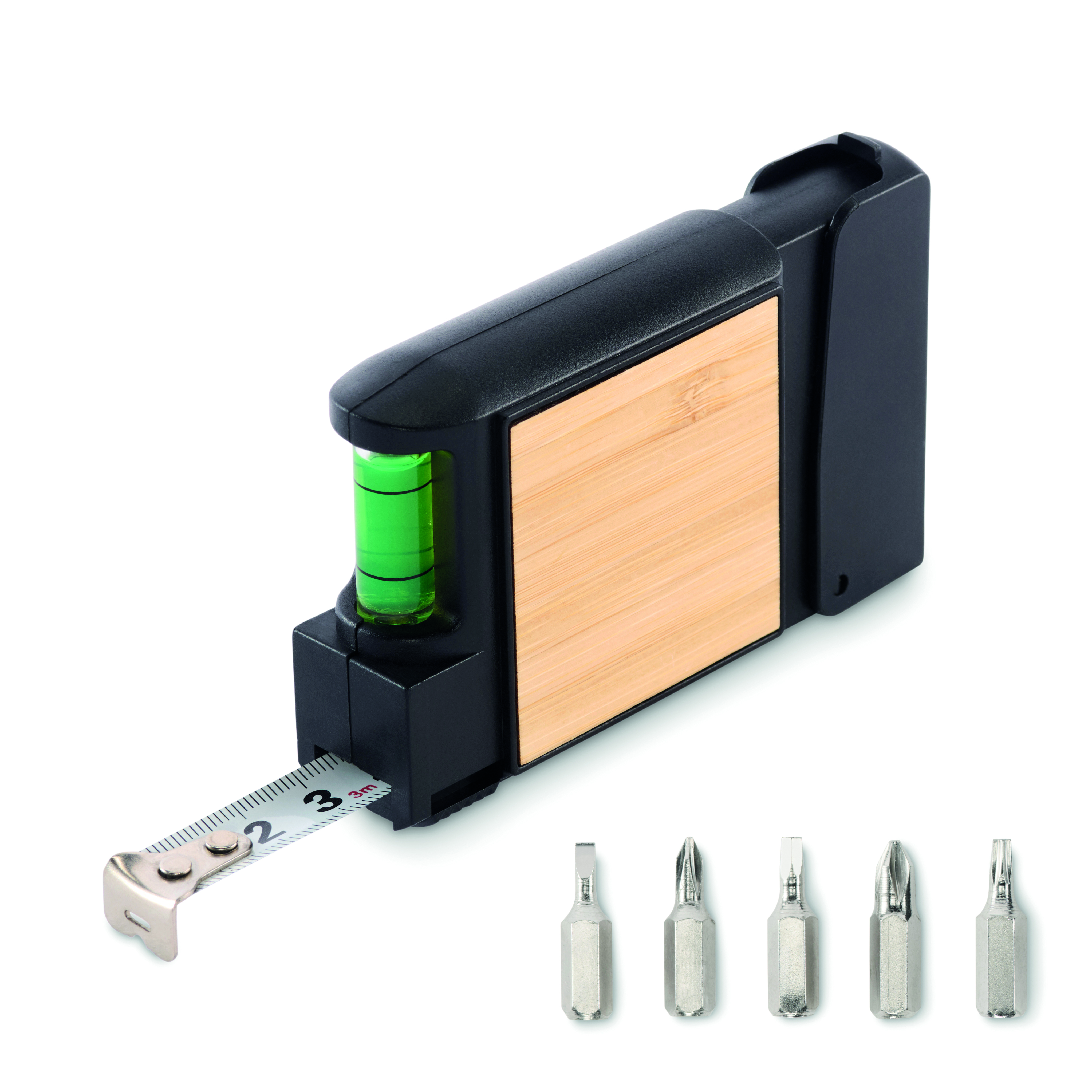 Mètre ruban multifonctionnel 3M bambou