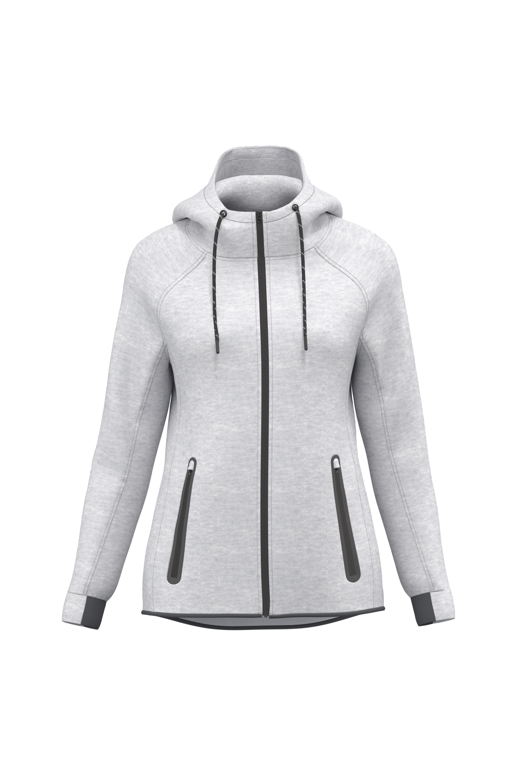 Veste à capuche performance en polyester/élasthanne - Femme
