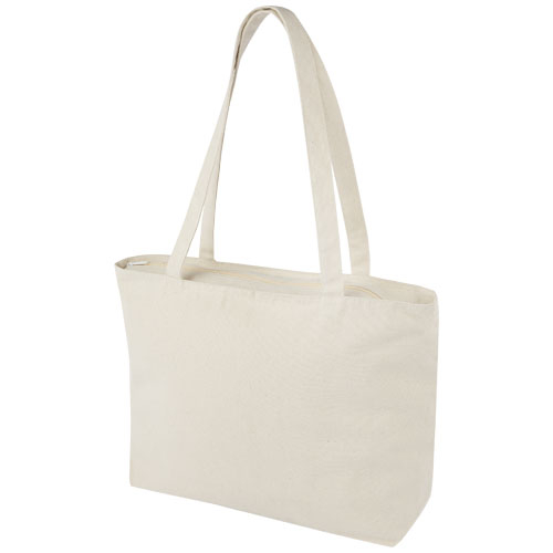 Sac shopping zippé coton 320 g/m² Ningbo 15L personnalisable