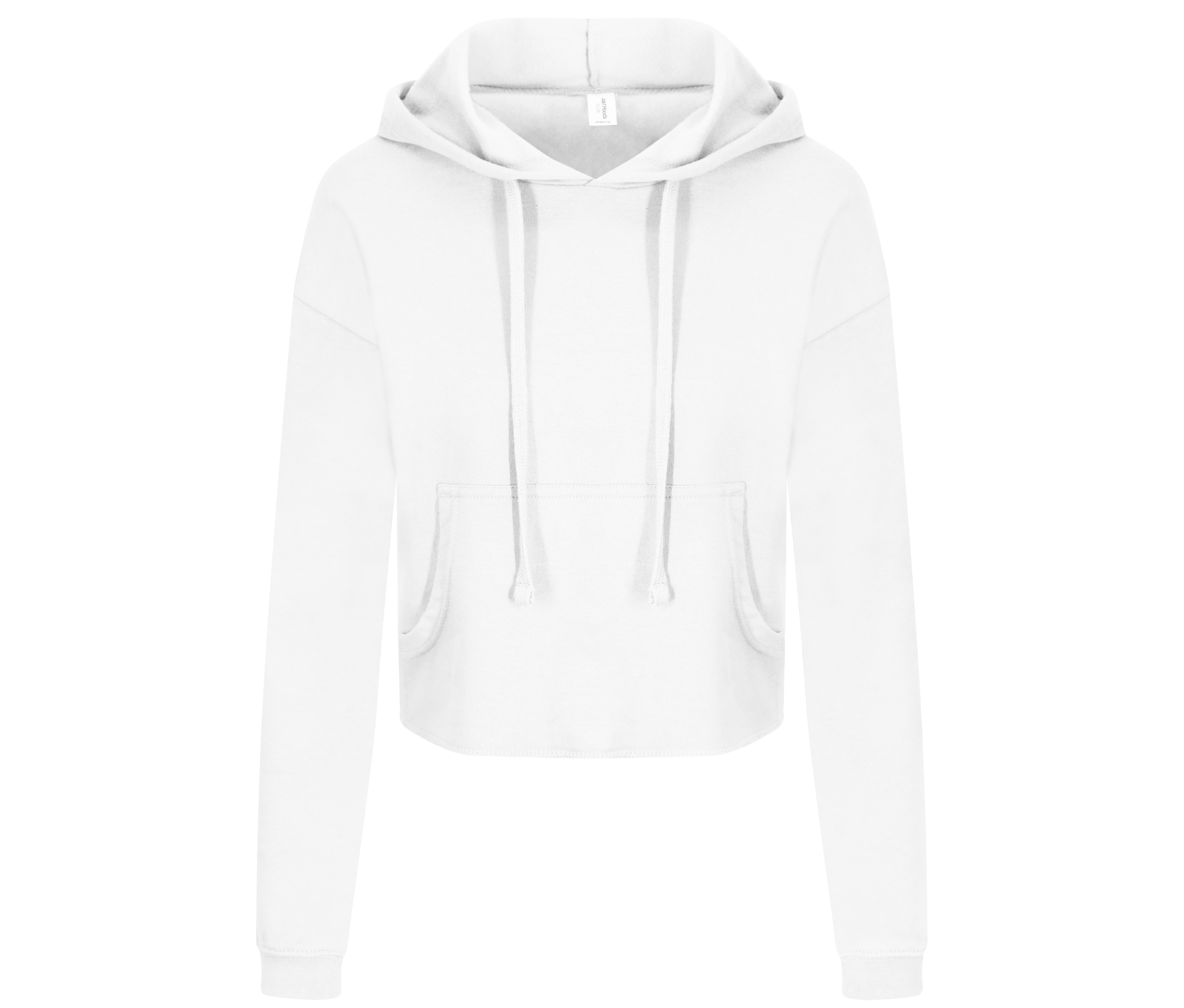 Sweat-shirt à capuche crop JH016 en polycoton - Femme