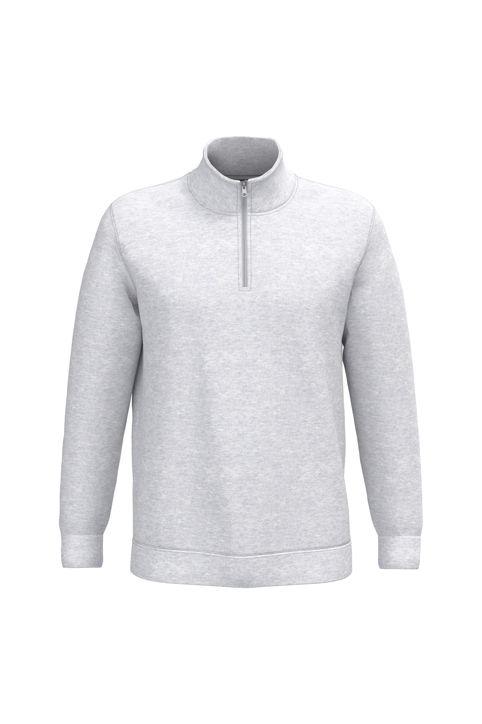 Sweat-shirt zippé K478 en polycoton - Homme