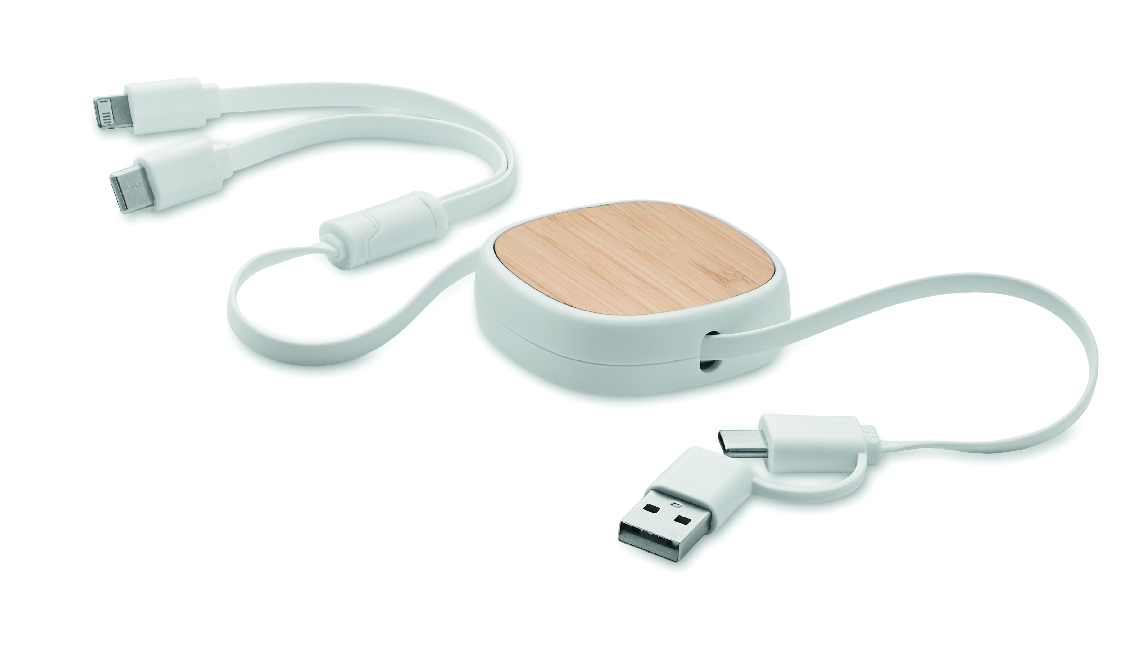 Câble de charge rétractable multi-USB
