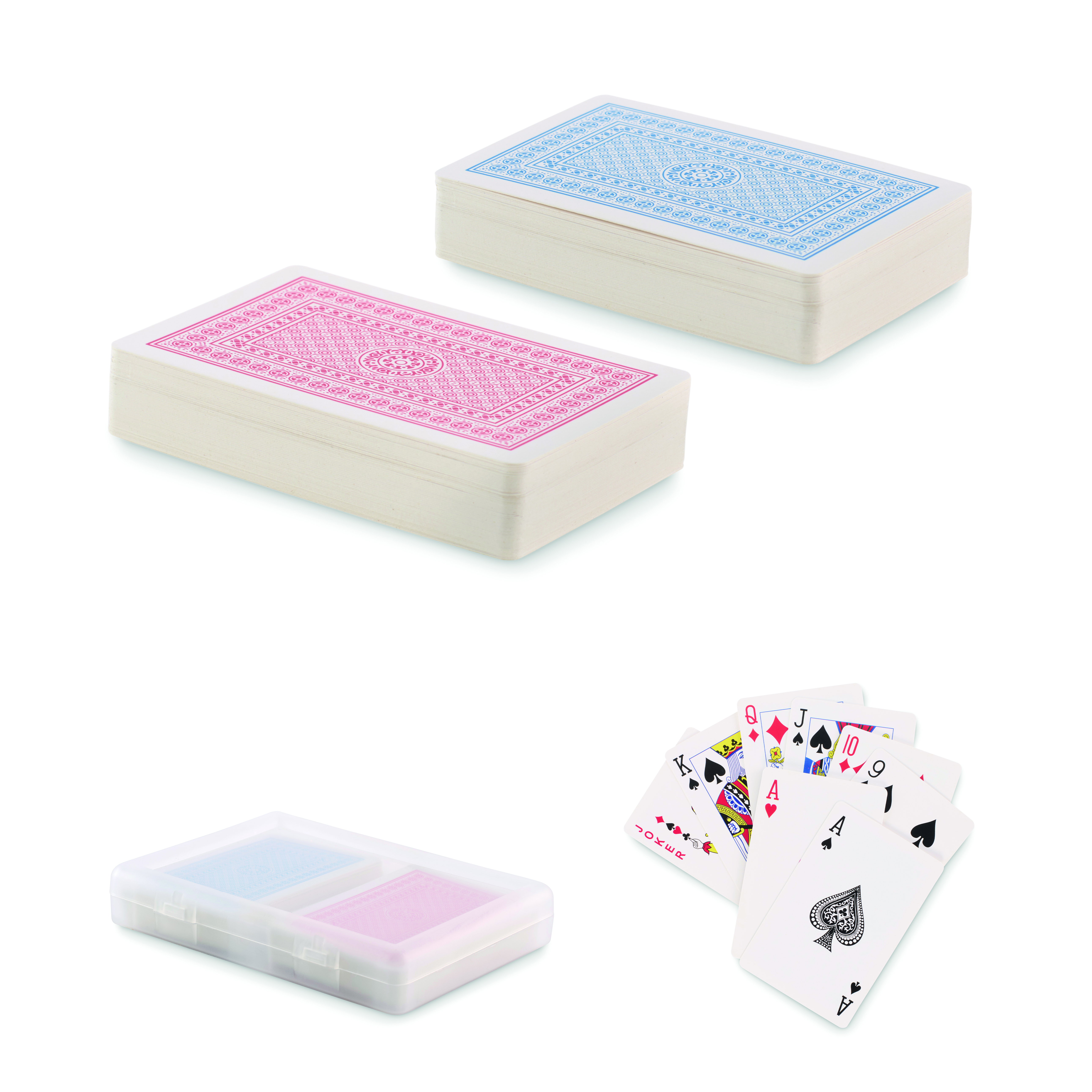 Set de 2 jeux de cartes à jouer
