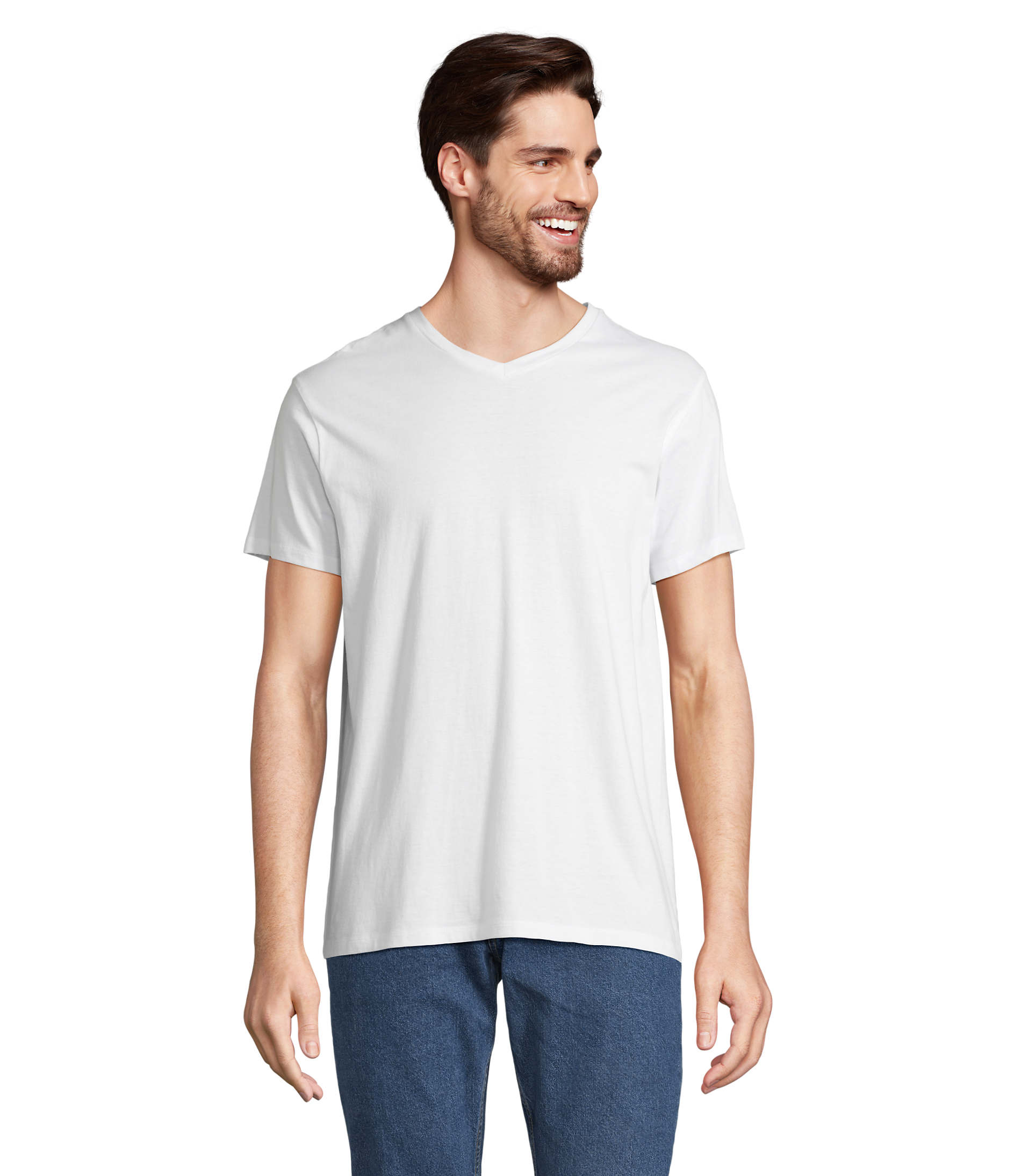 T-shirt Regent V en coton - Homme