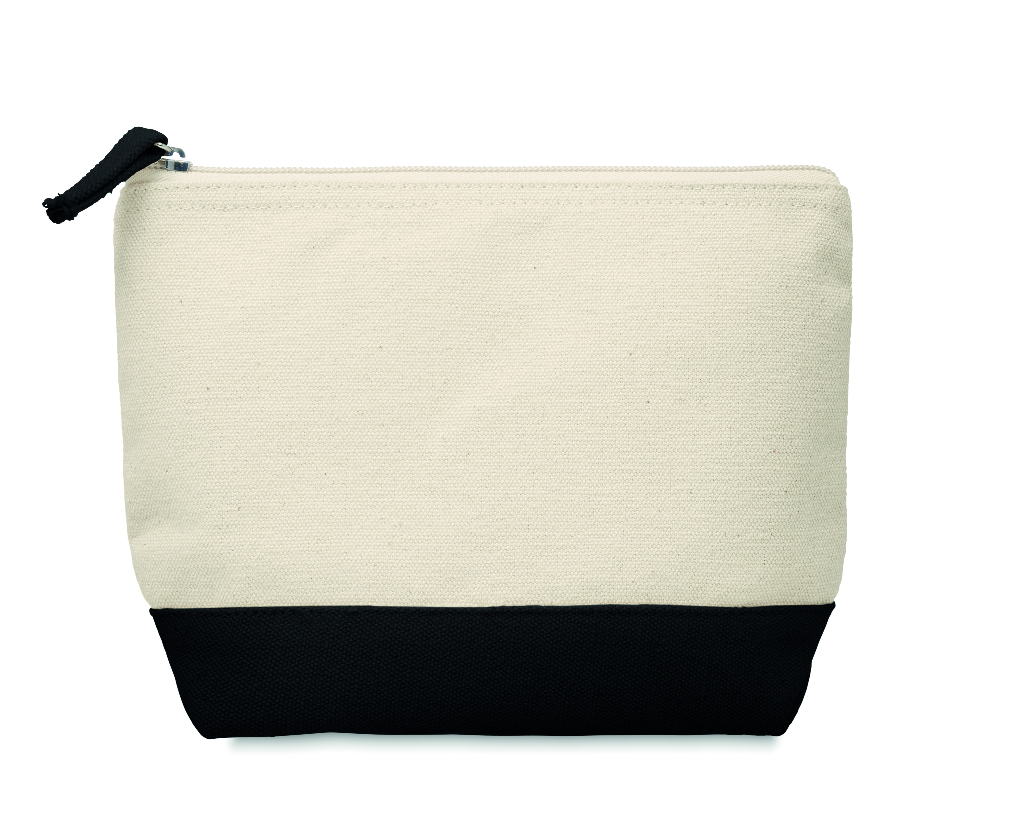 Trousse maquillage en coton bicolore