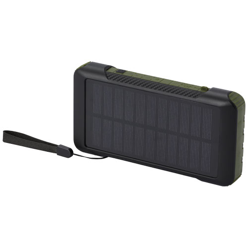 Batterie de secours Soldy solaire à dynamo en plastique recyclé RCS personnalisable