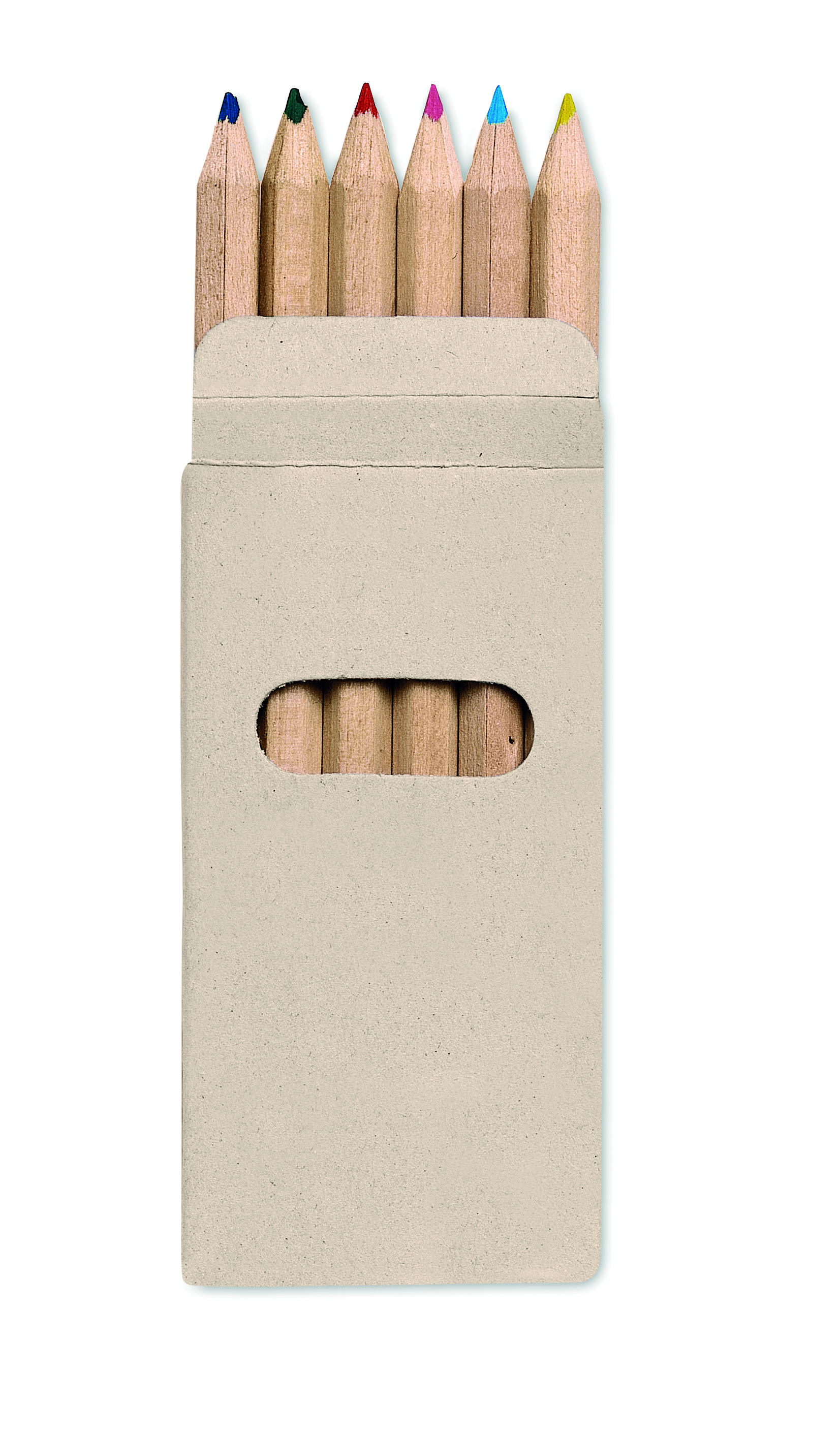 6 crayons de couleur