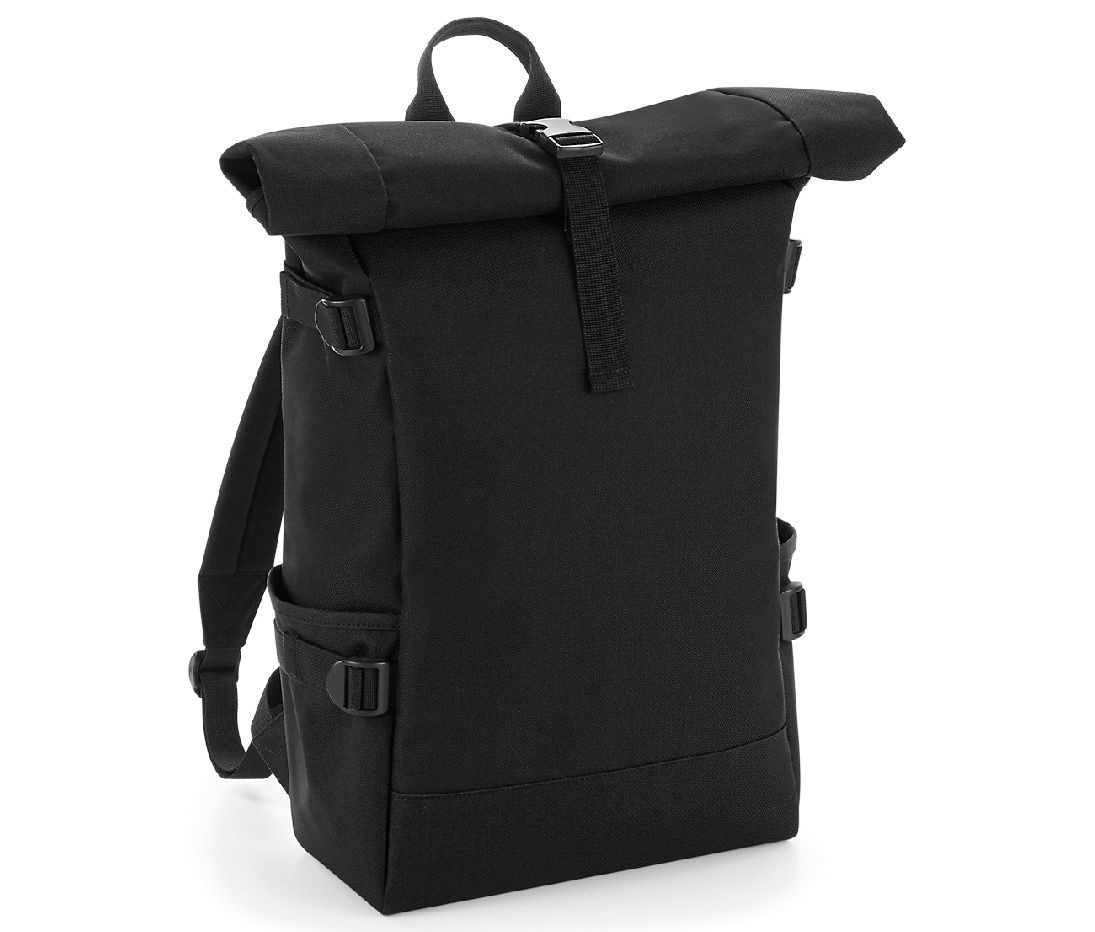 Sac à dos Block Roll-Top en polyester - Unisexe