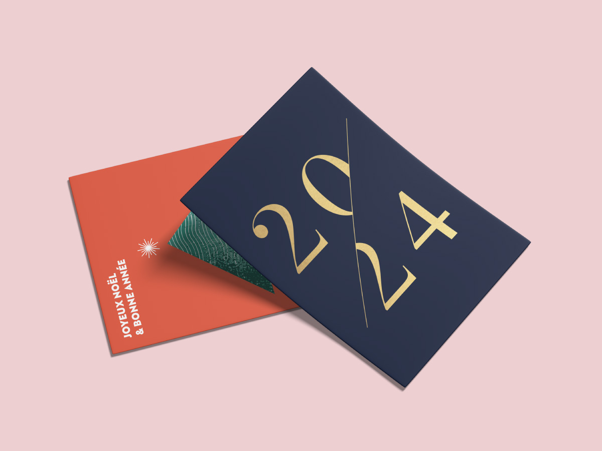 NAISSANCE - Set de 10 cartes de vœux pliées avec enveloppe - carte postale  - naissance