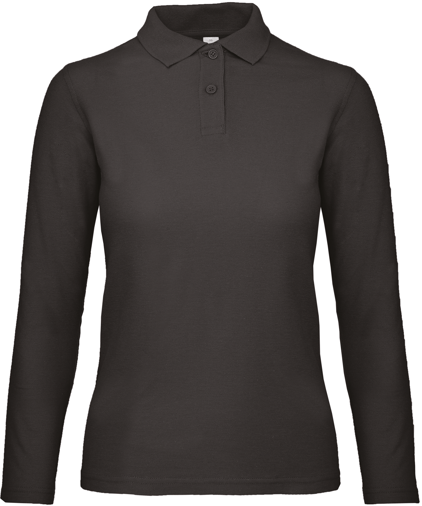Polo ID.001 manches longues en coton - Femme