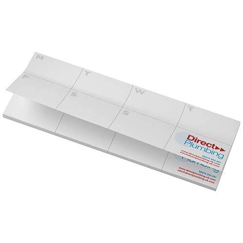 Notes autocollantes recyclées Sticky-Mate avec agenda imprimé