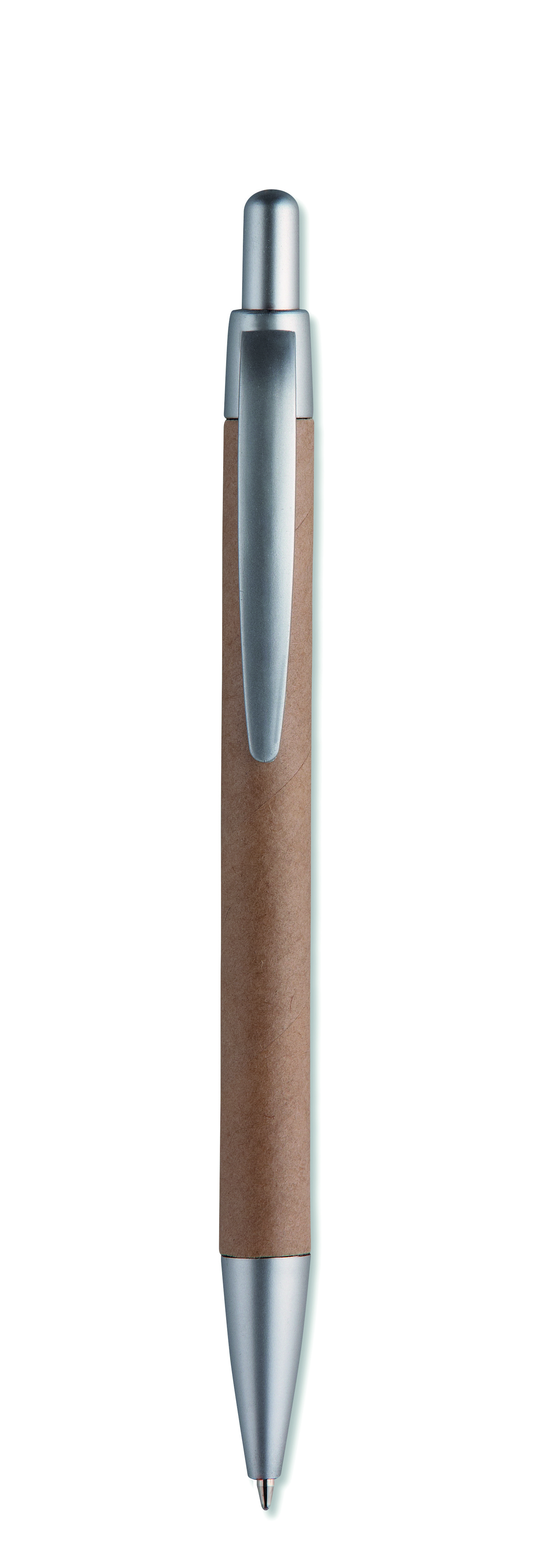 Stylo bille avec corps en carton recyclé