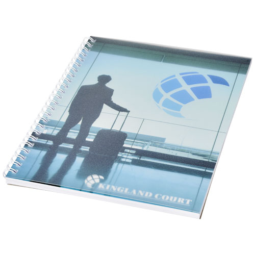 Cahier A5 à spirales Desk-Mate® avec couverture polypropylène
