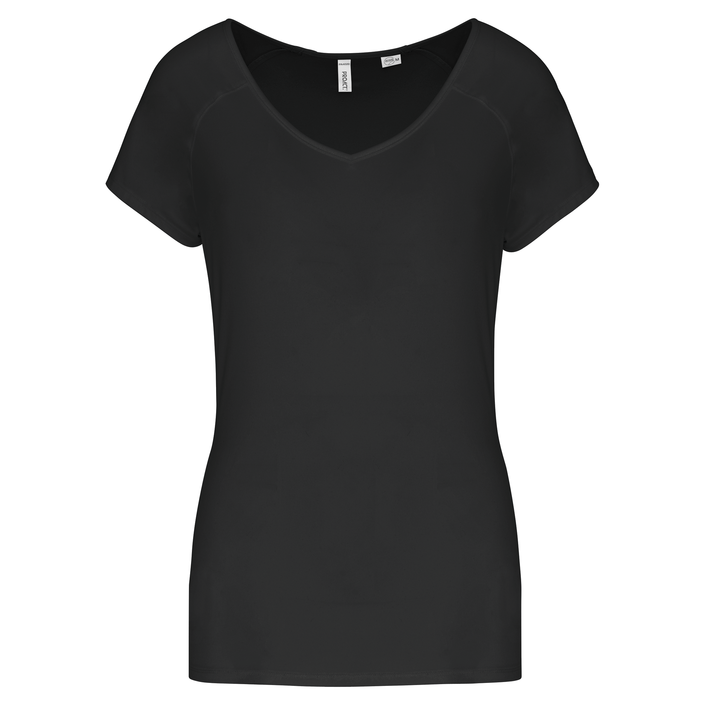 T-shirt de sport PA4020 en polyester recyclé / élasthanne - Femme