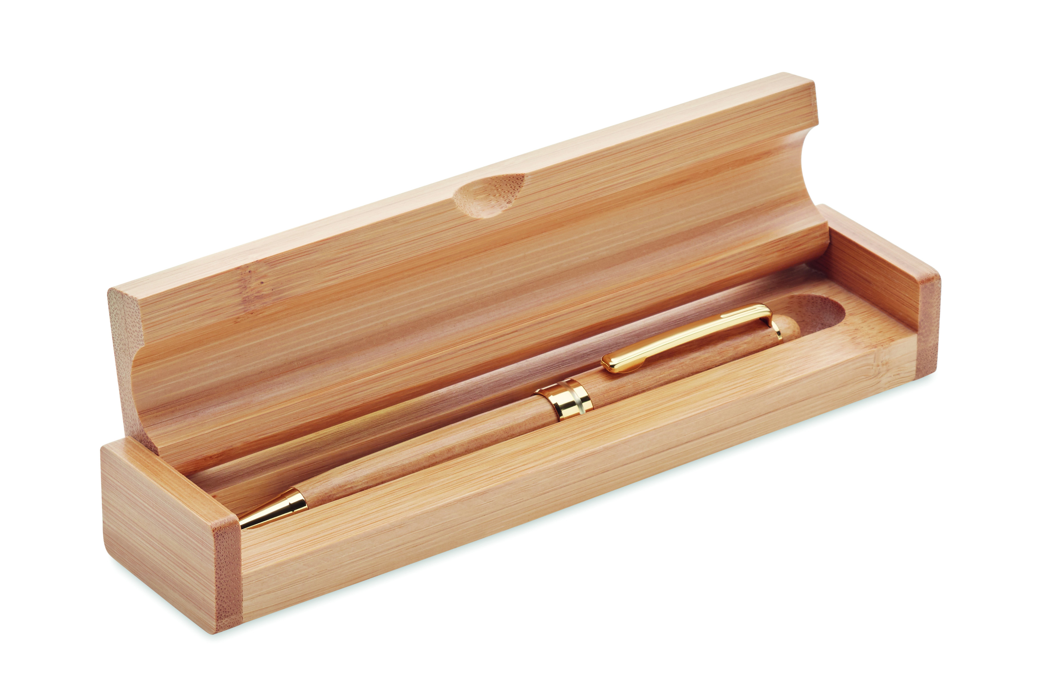 Coffret bambou stylo à bille