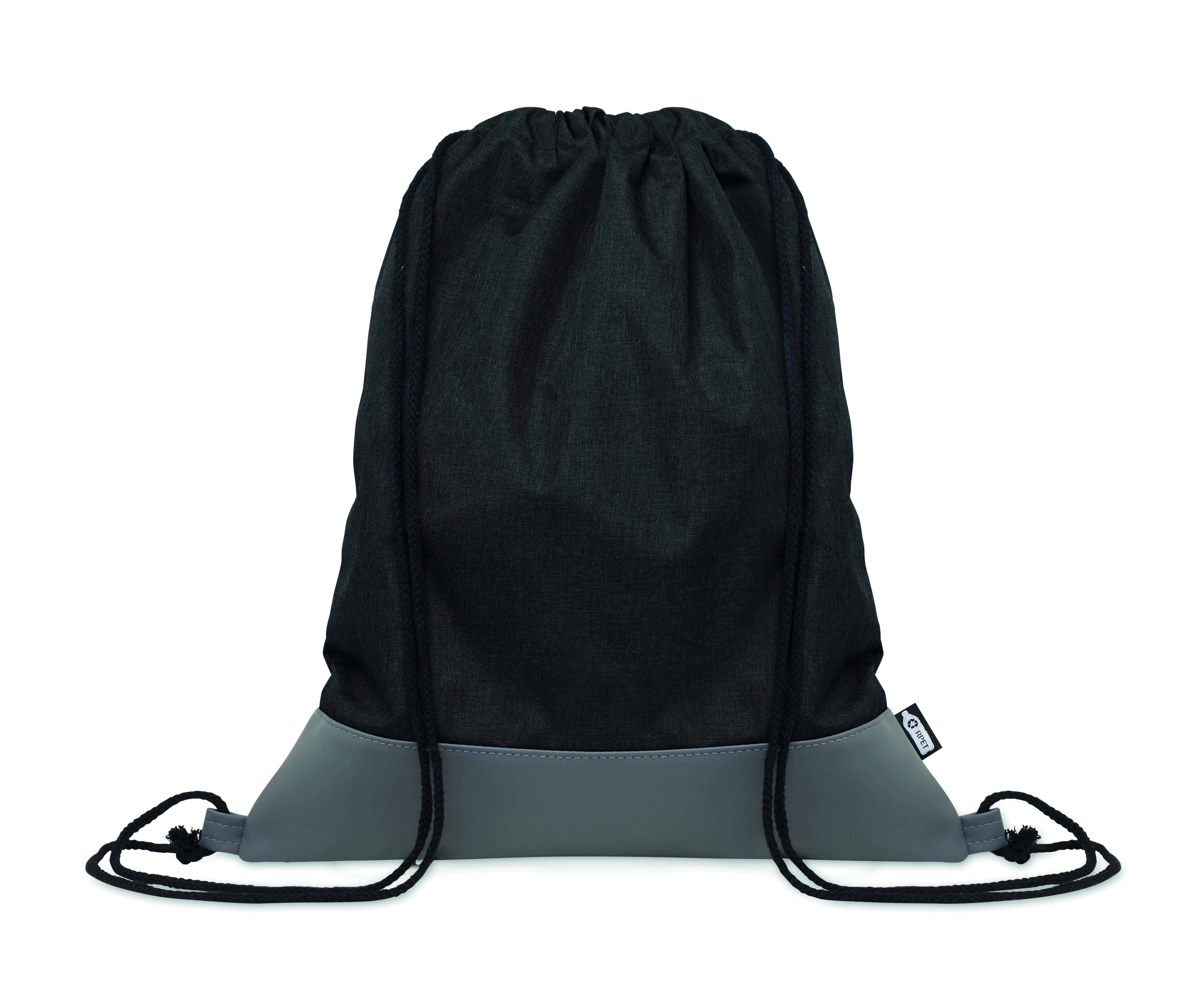Sac à cordon bicolore en PU RPET