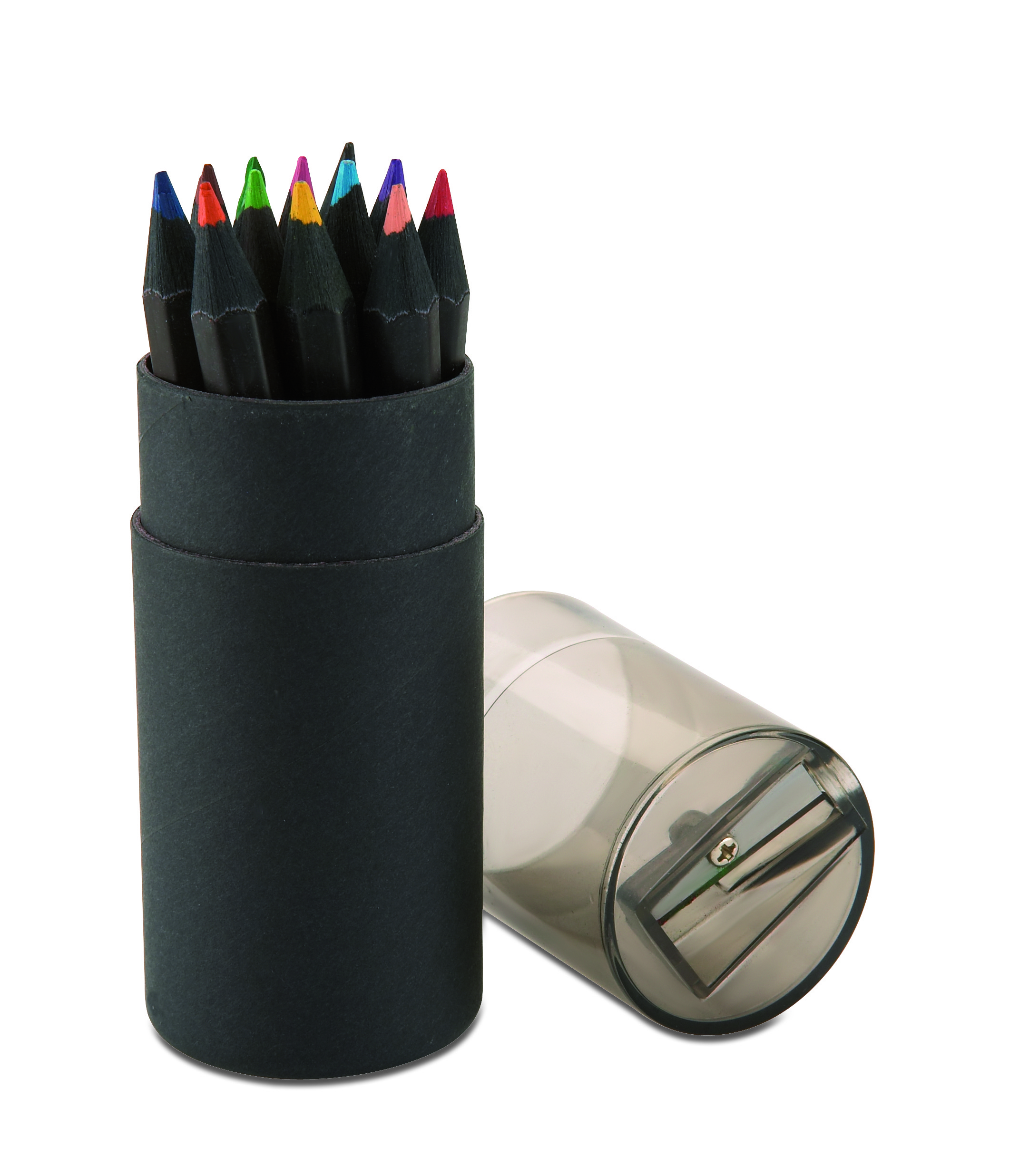 Crayons de couleur noirs x12