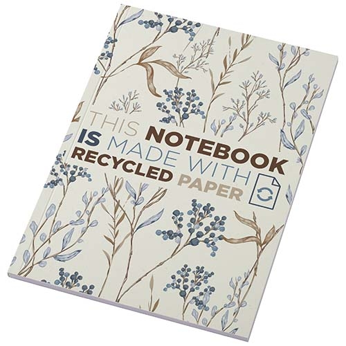 Cahier Novella Austen recyclé A5 à couverture souple de 50 feuilles