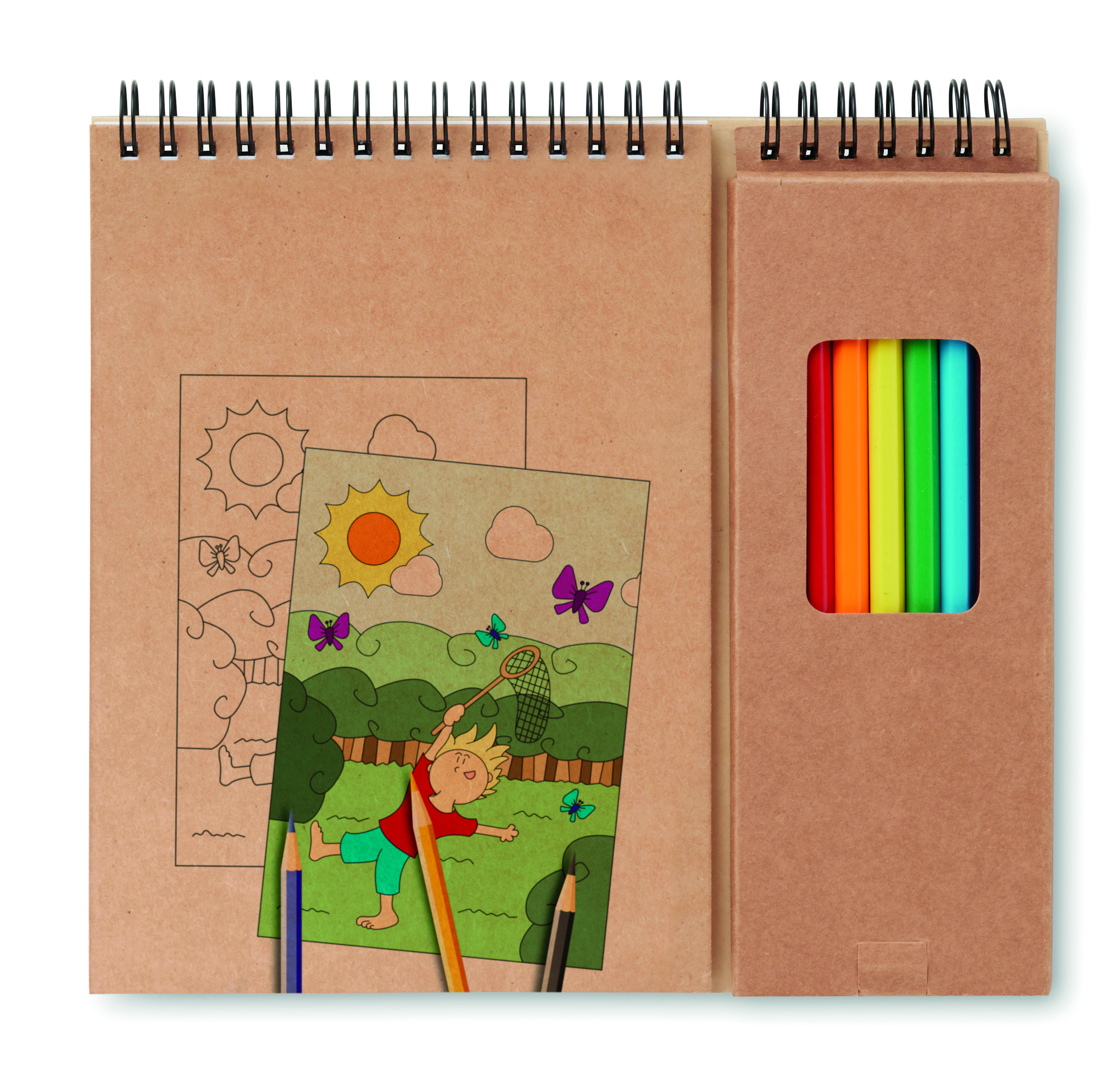 Set de coloriage avec bloc