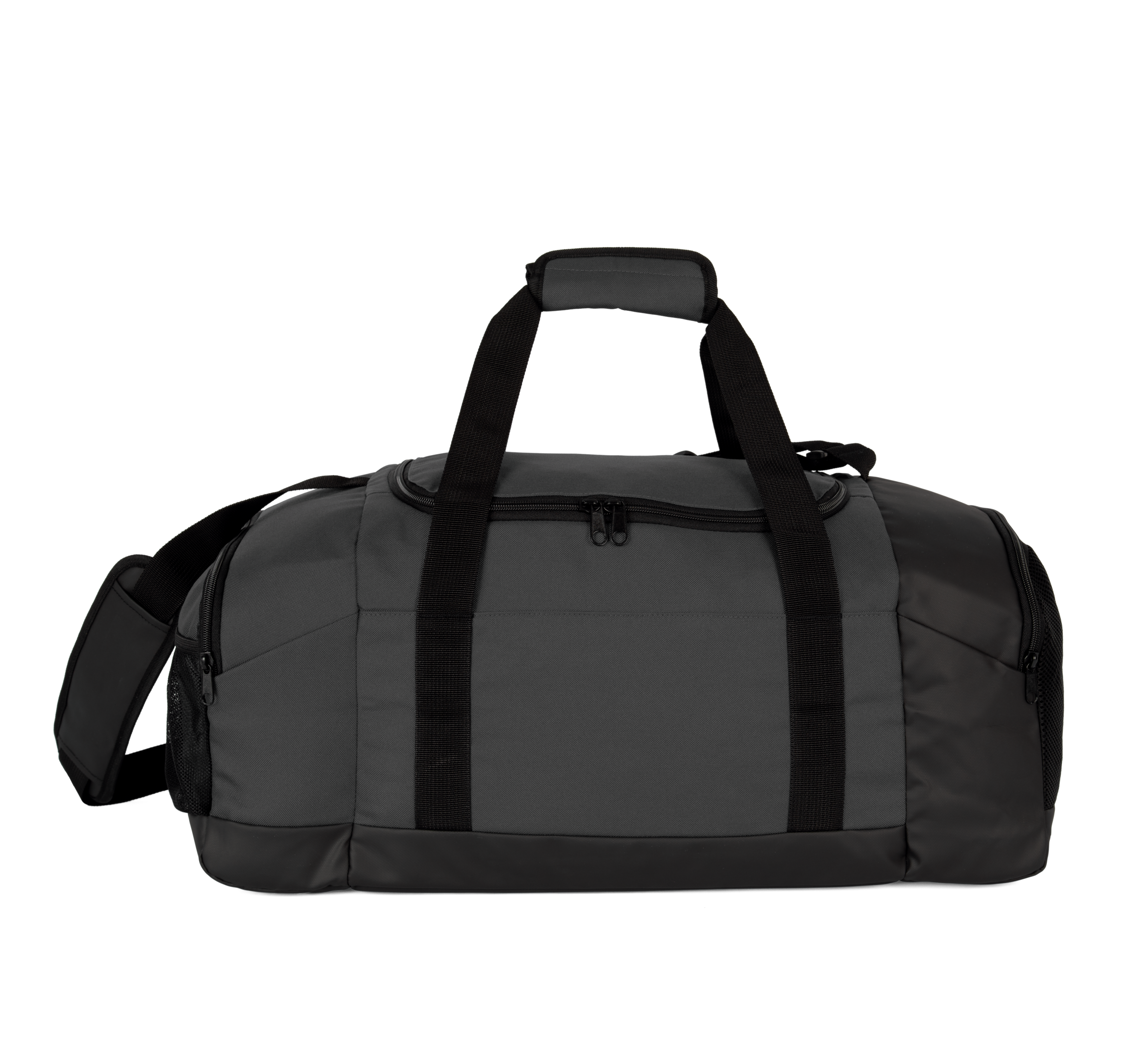 Sac de sport recyclé avec double compartiment latéral en polyester