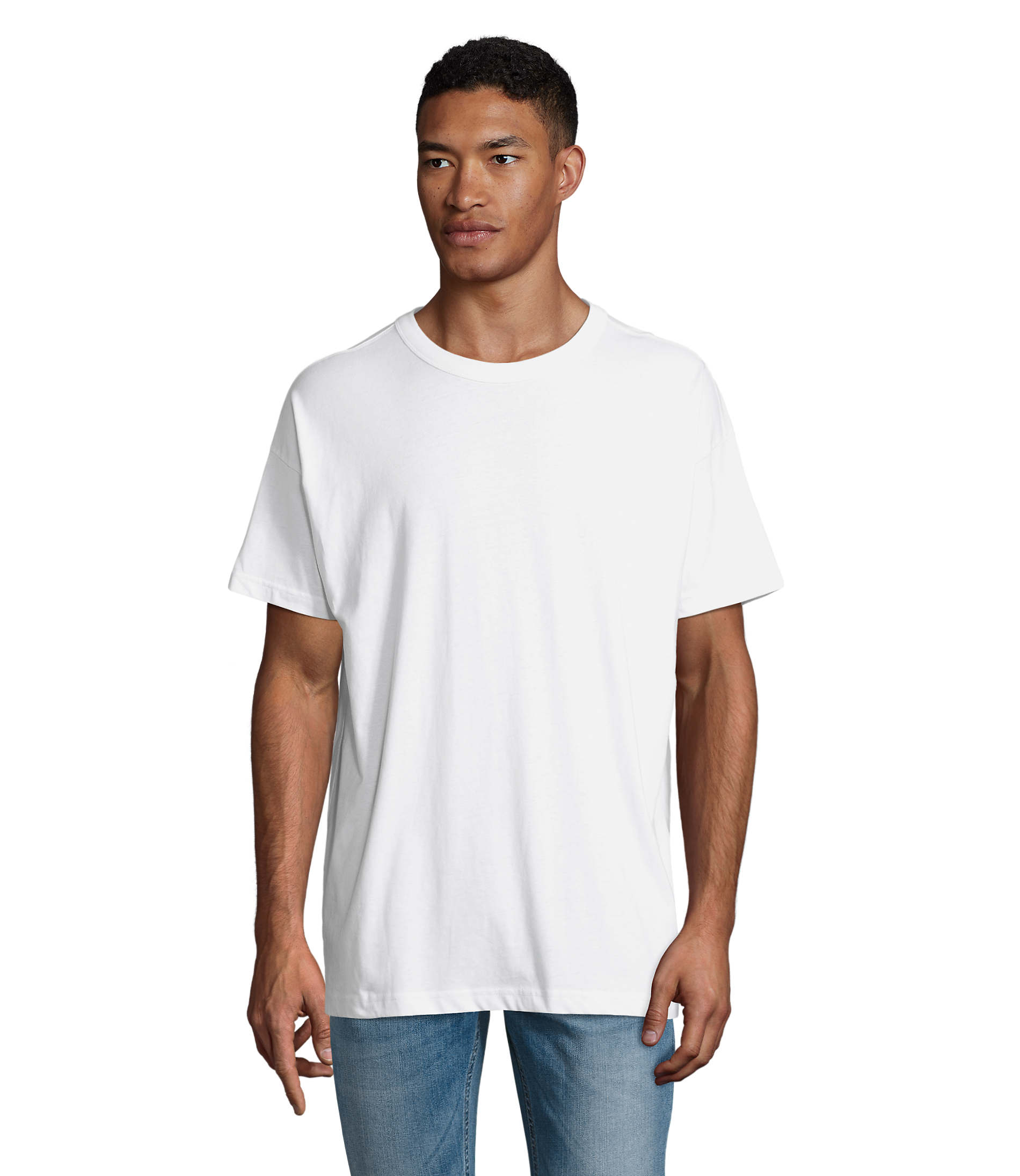 T-shirt Boxy en coton bio - Homme