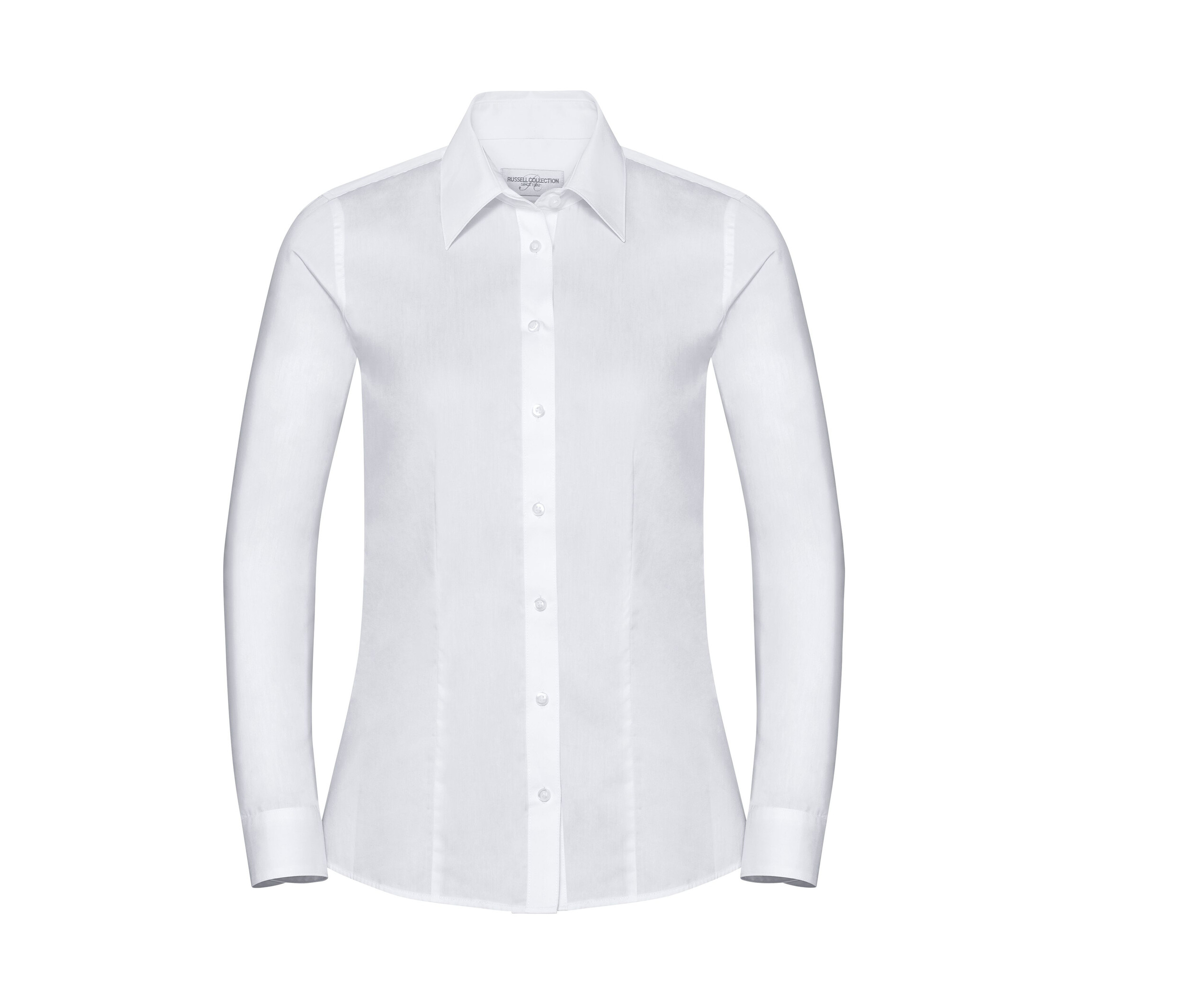 Chemise Long Sleeve Tailored Herringbone en polycoton - Femme