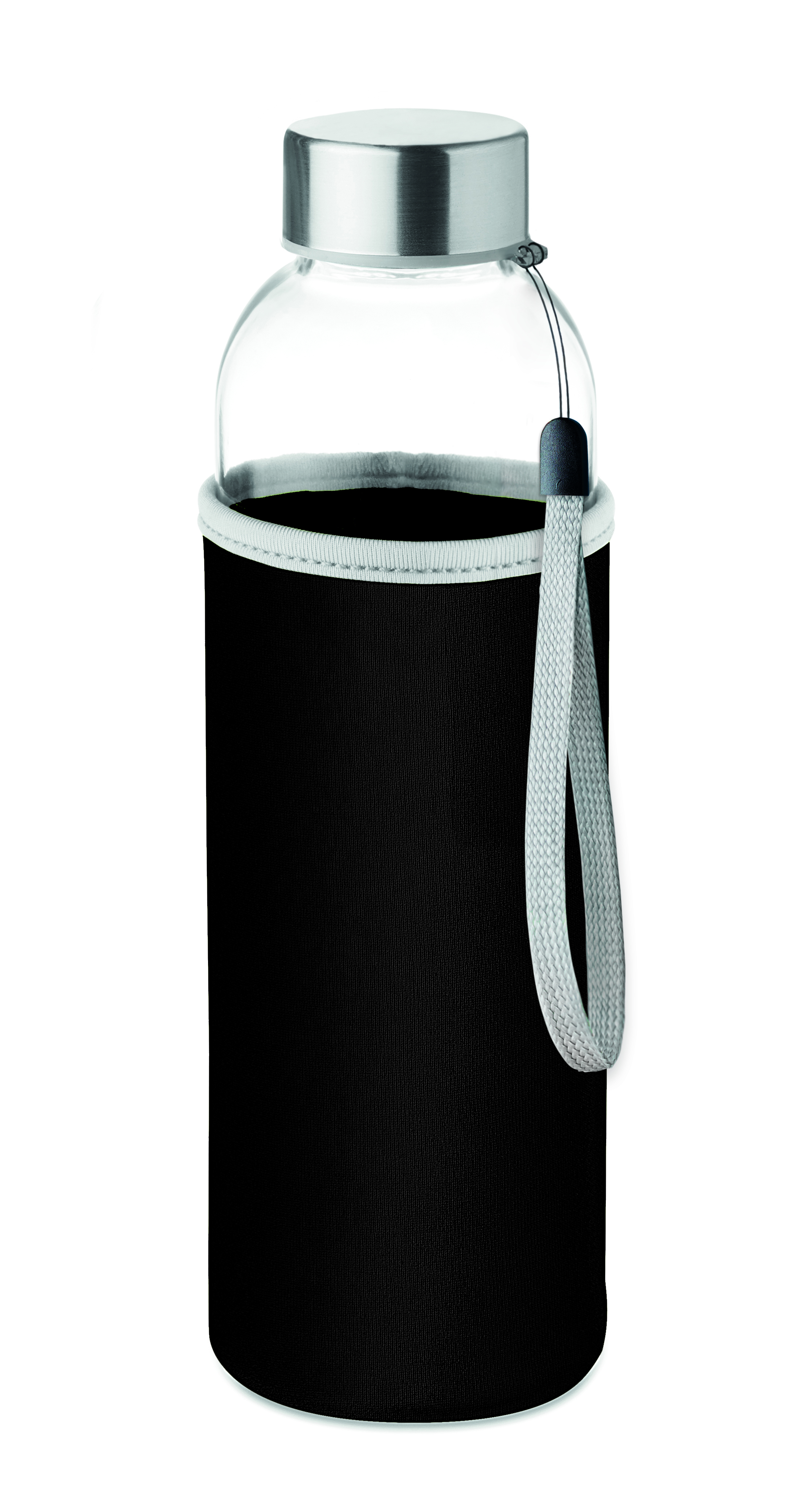 Bouteille en verre 500 ml avec pochette néoprène