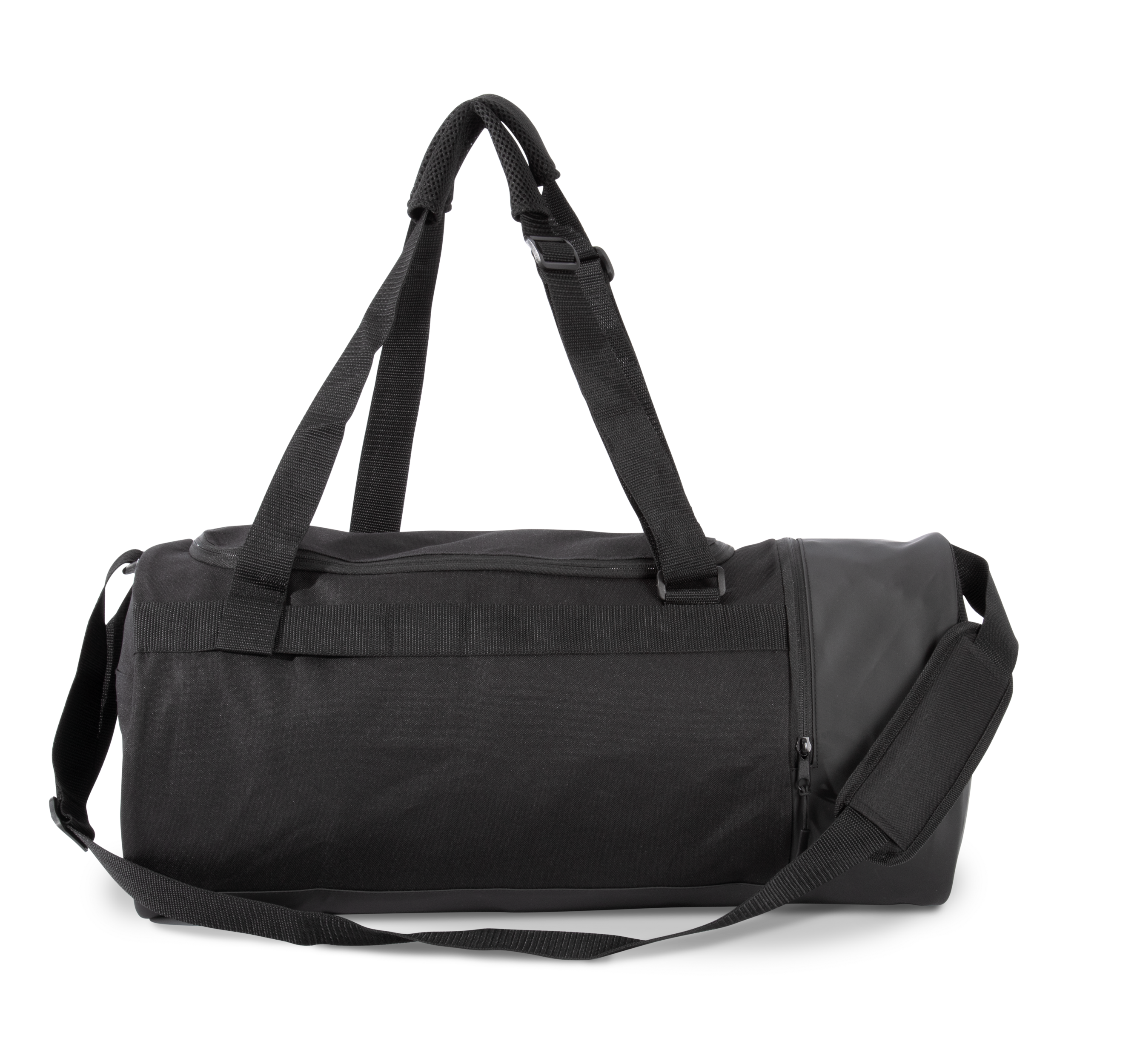 Sac de sport forme tube avec compartiment chaussures séparé