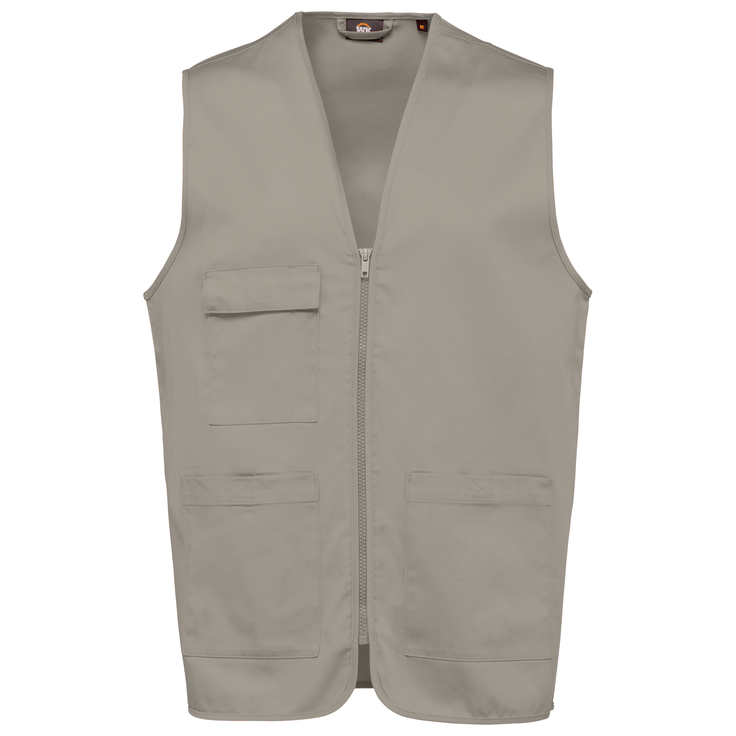 Gilet polycoton multipoches en polyester/coton - Unisexe