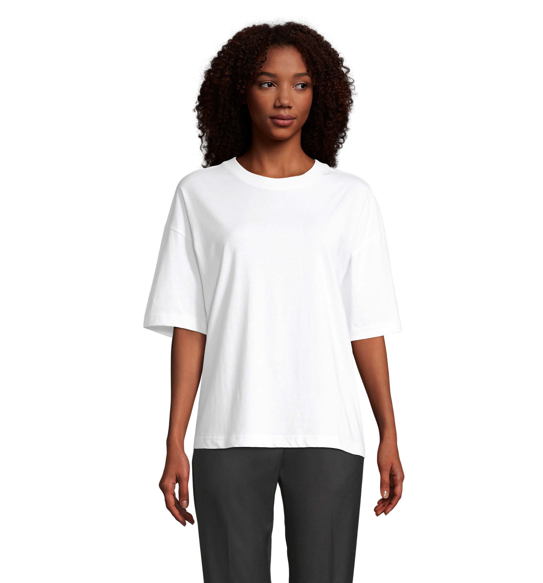 T-shirt Boxy en coton bio - Femme
